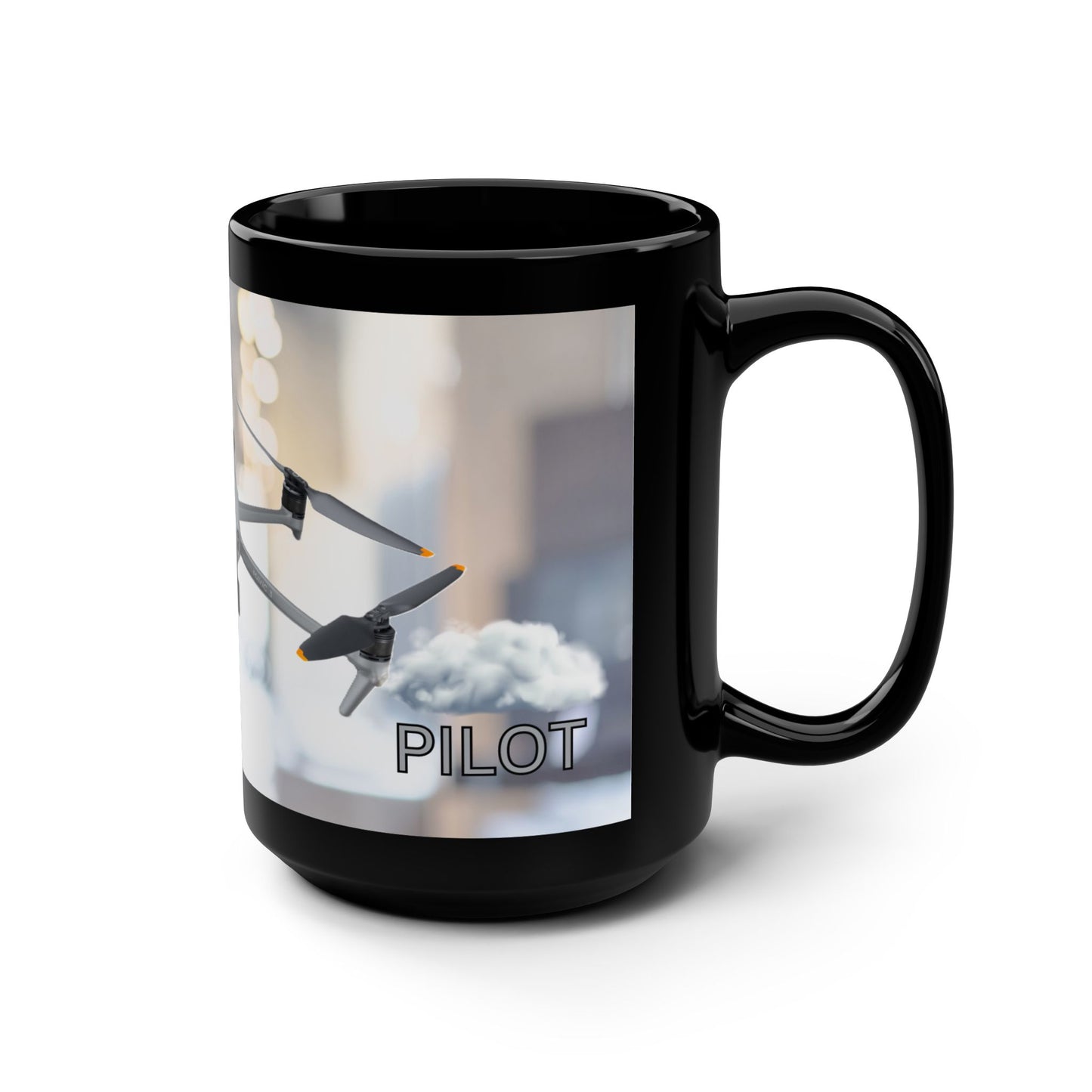 Drone Pilot / Black Mug, 15oz