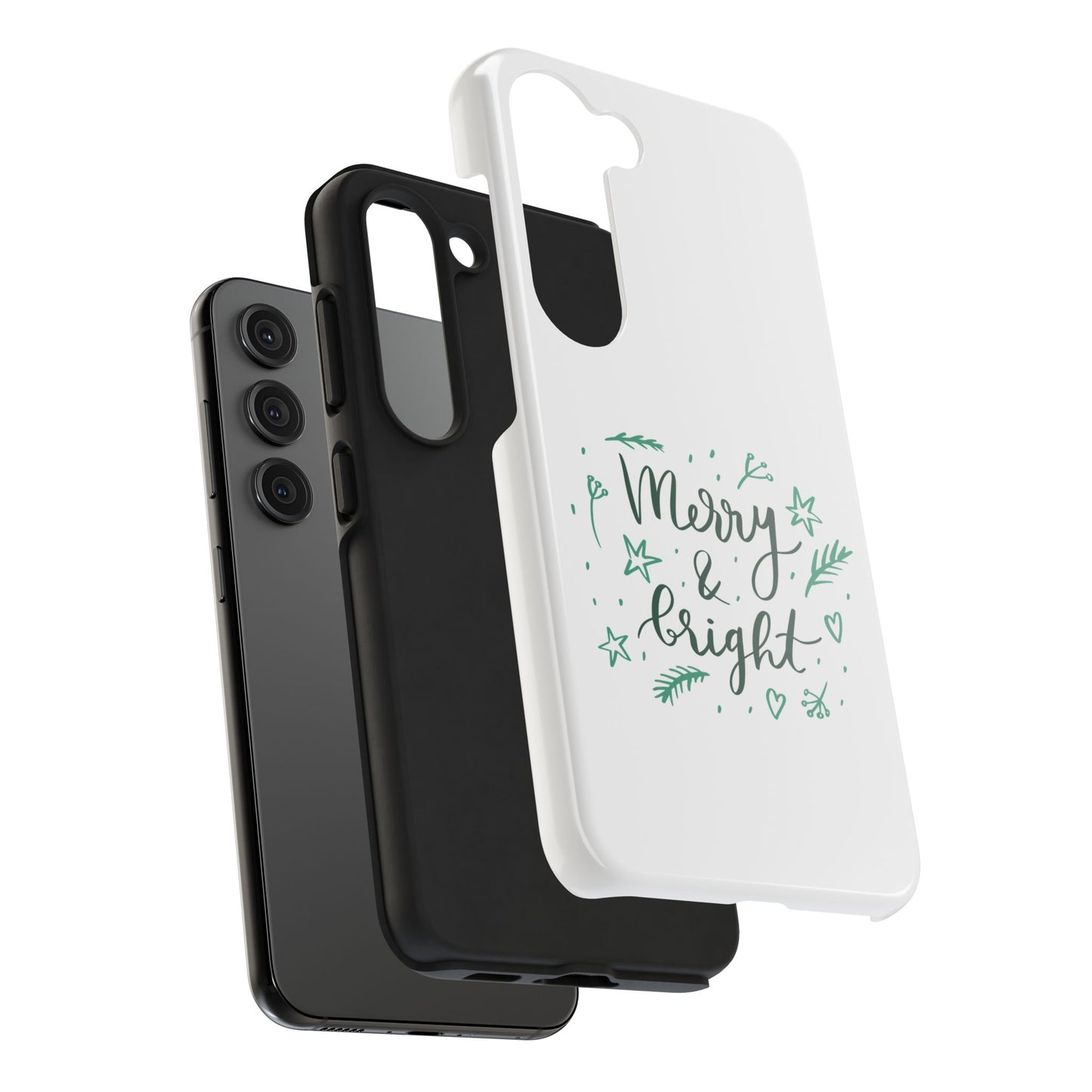 Merry and Bright (Christmas) / Tough Phone Cases