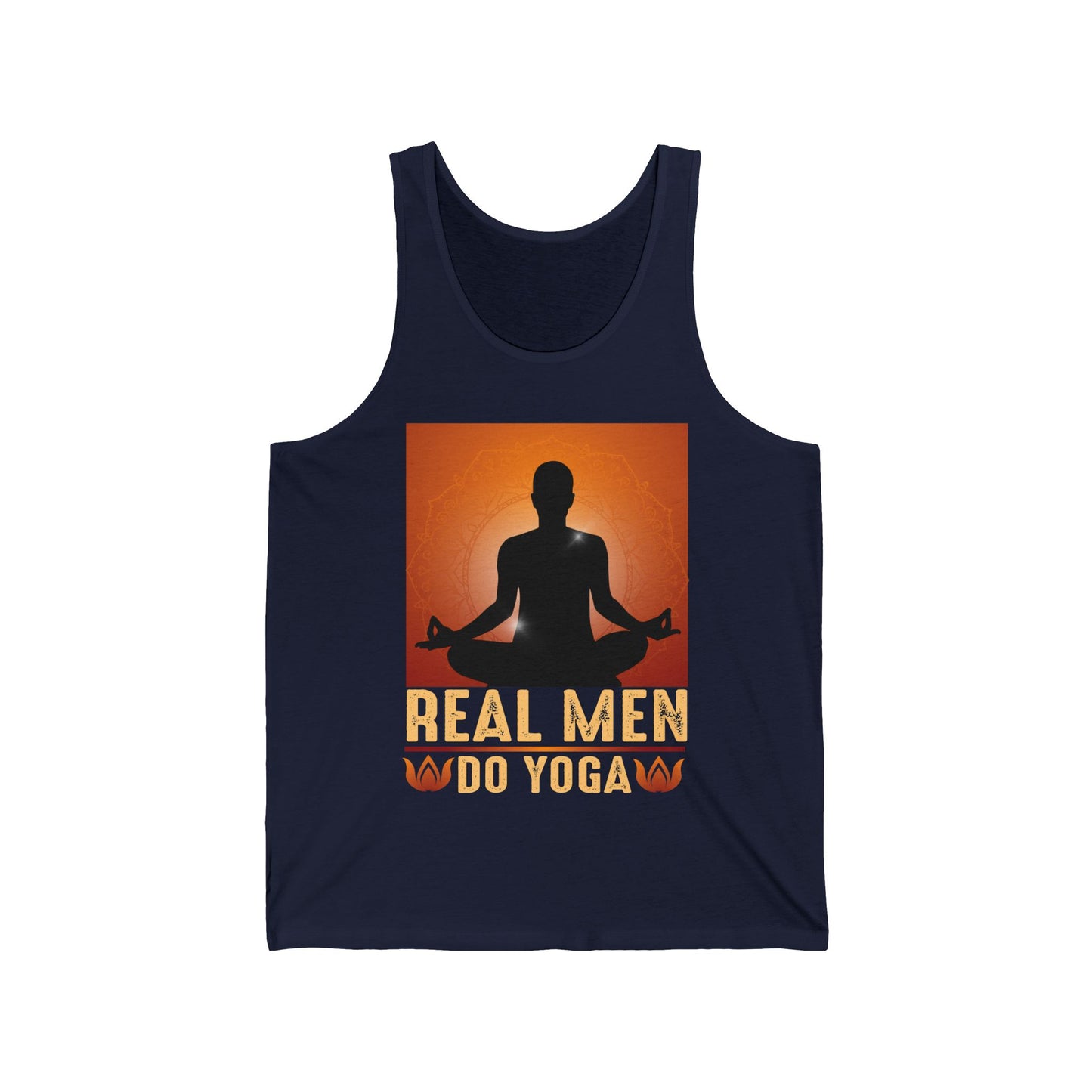 Real men do Yoga / Unisex Jersey Tank