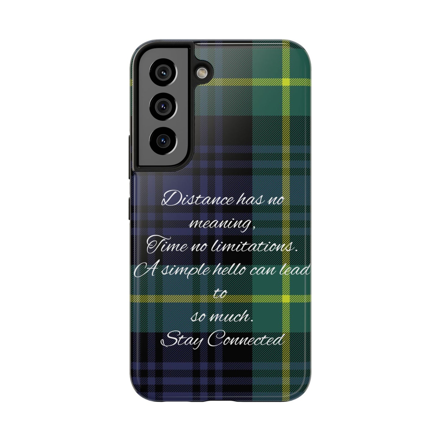 Green plaid version / Tough Phone Cases