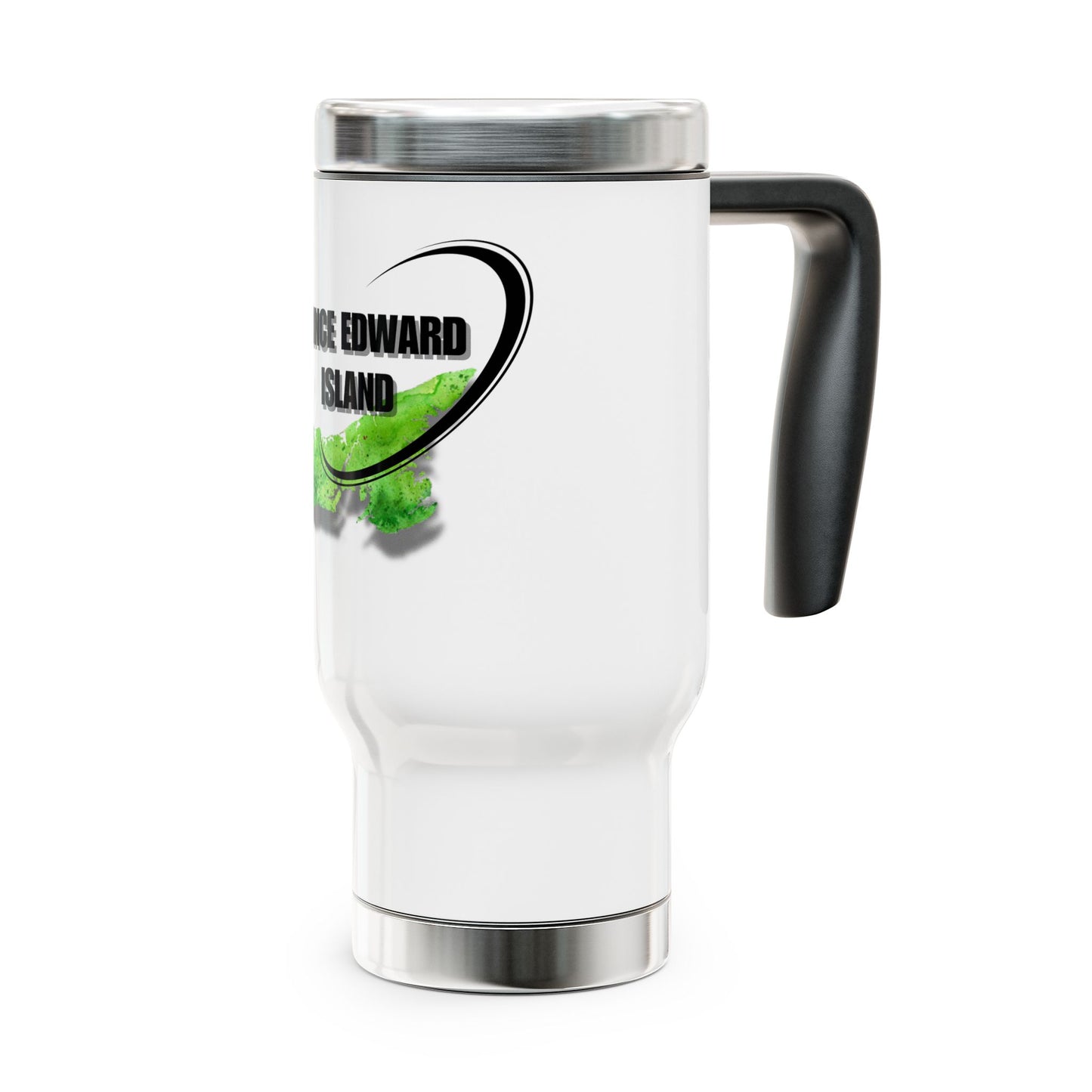 Prince Edward Island / Stainless Steel Travel Mug with Handle, 14oz