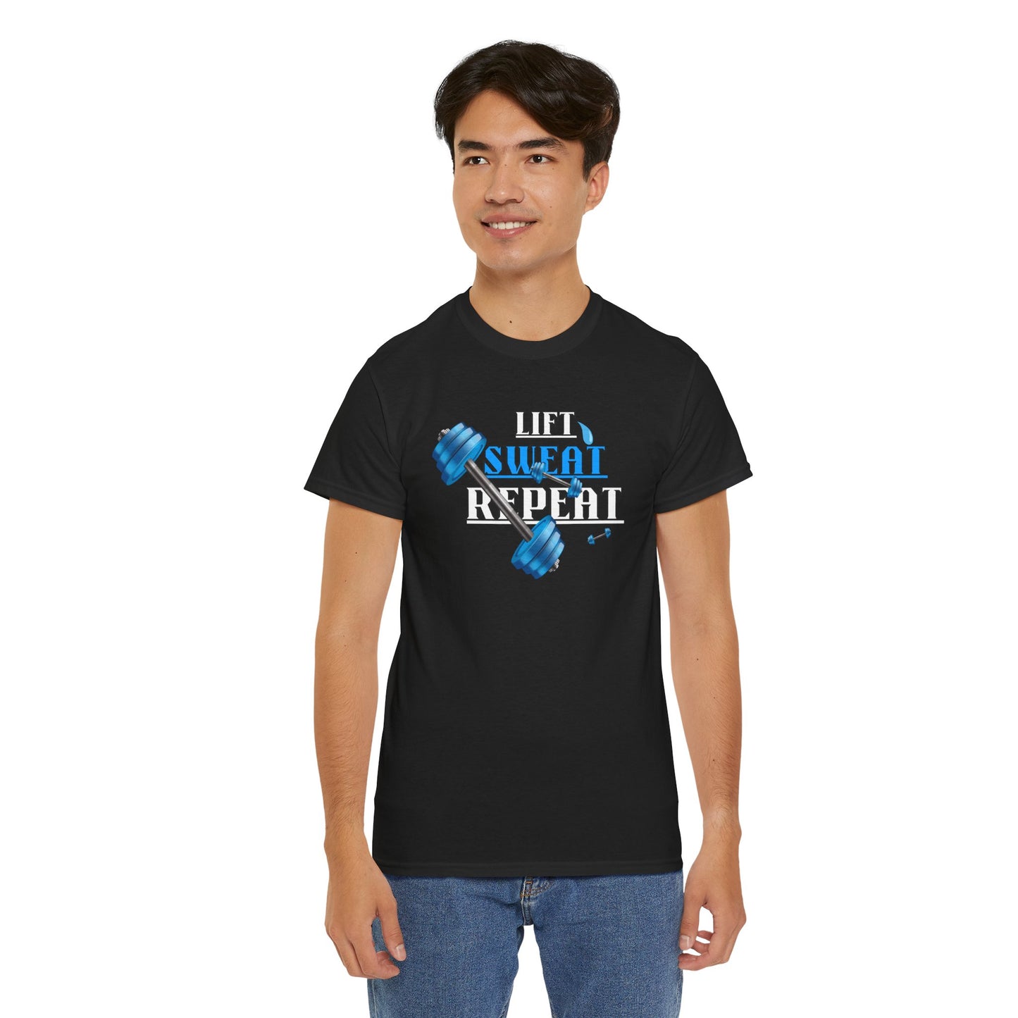 Lift Sweat Repeat Unisex Heavy Cotton Tee