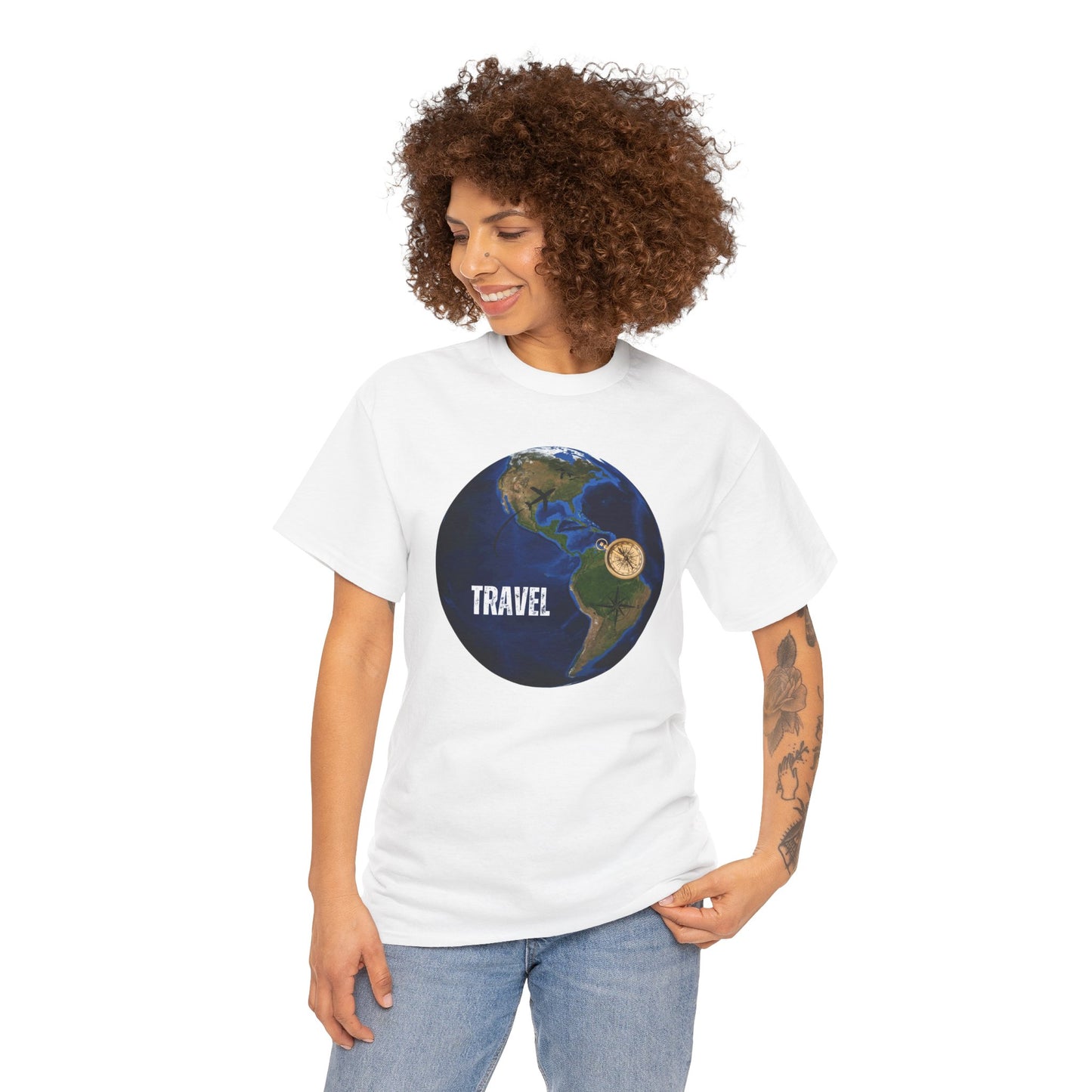 Travel Unisex Heavy Cotton Tee