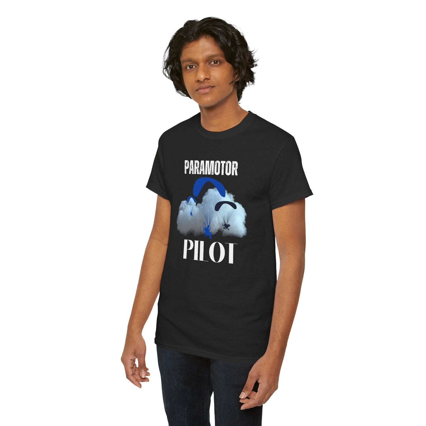 Paramotor Pilot Unisex Heavy Cotton Tee