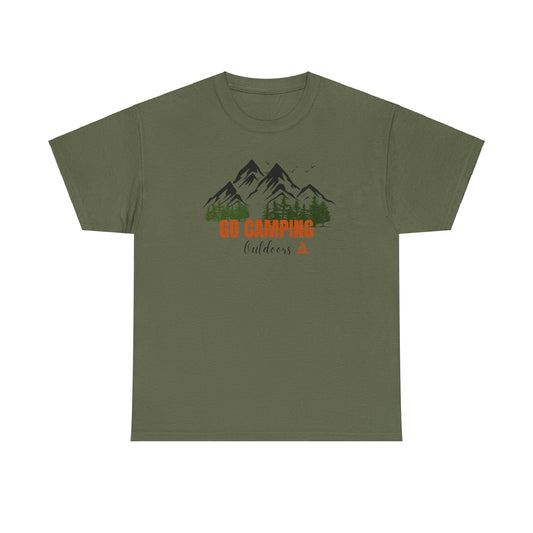 Go Camping Outdoors Unisex Heavy Cotton Tee