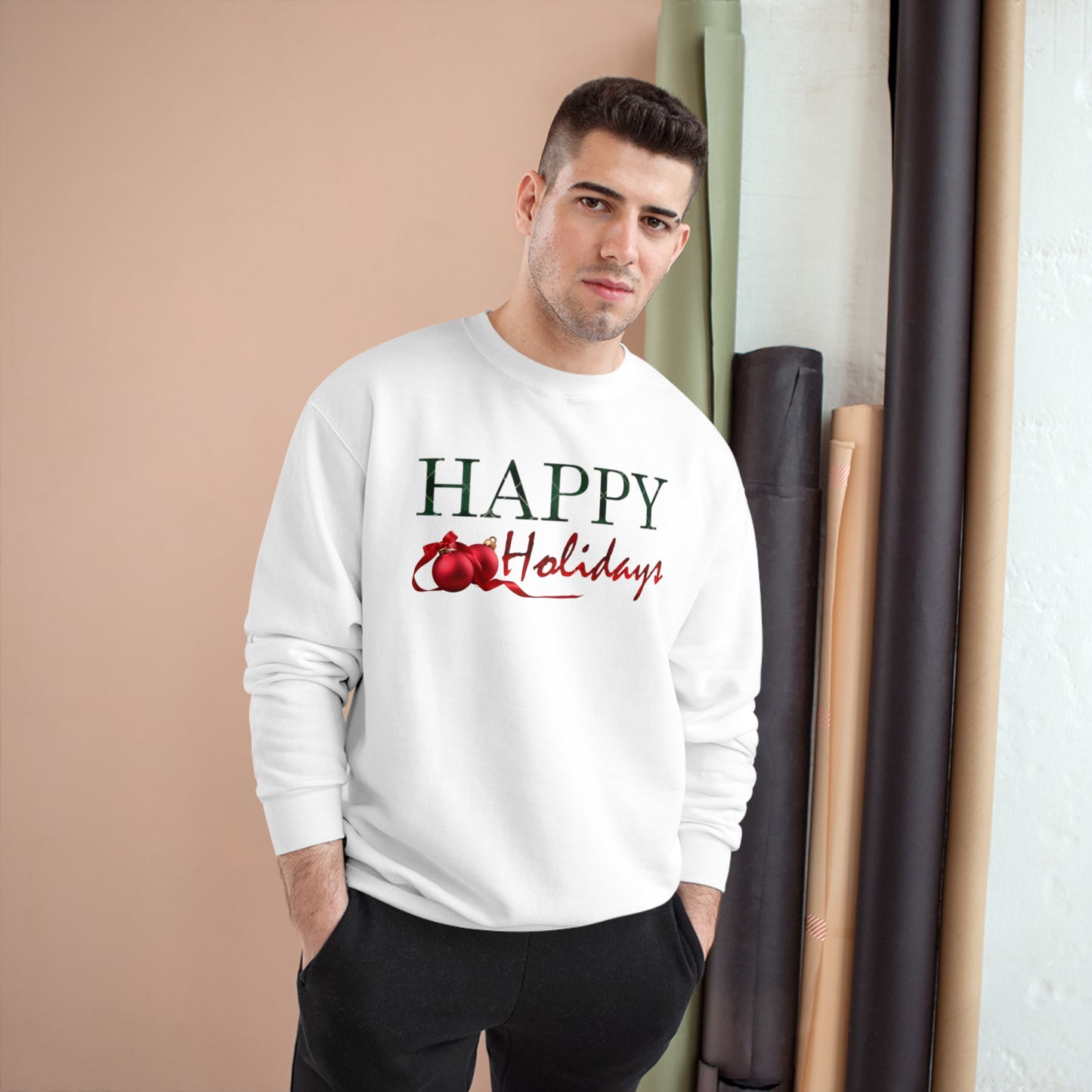 Happy Holidays / Champion Sweatshirt