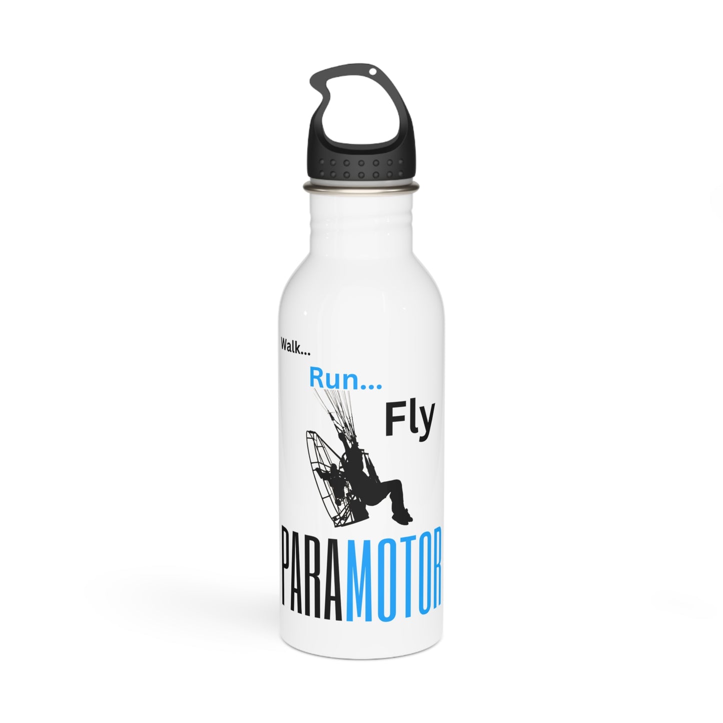 Walk Run Fly / Paramotor / Stainless Steel Water Bottle