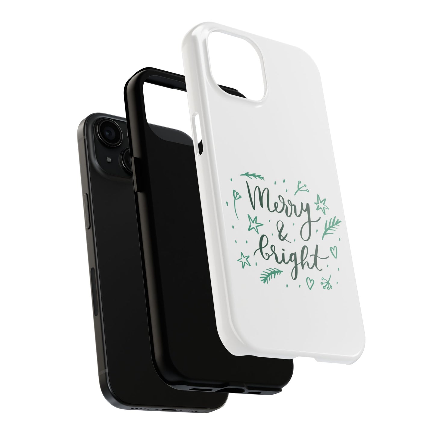 Merry and Bright (Christmas) / Tough Phone Cases