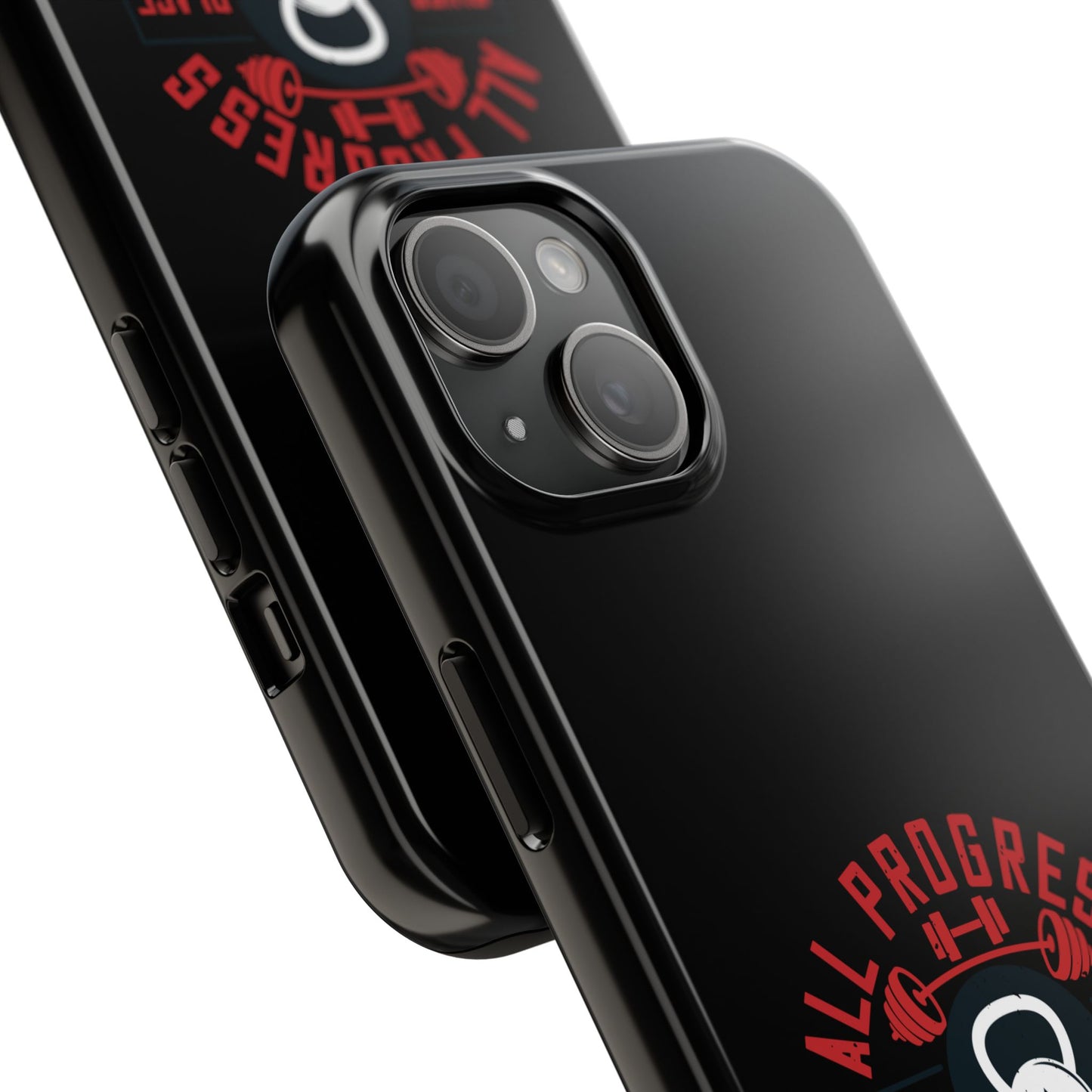 All progress takes place outside the comfort zone / Tough Phone Cases