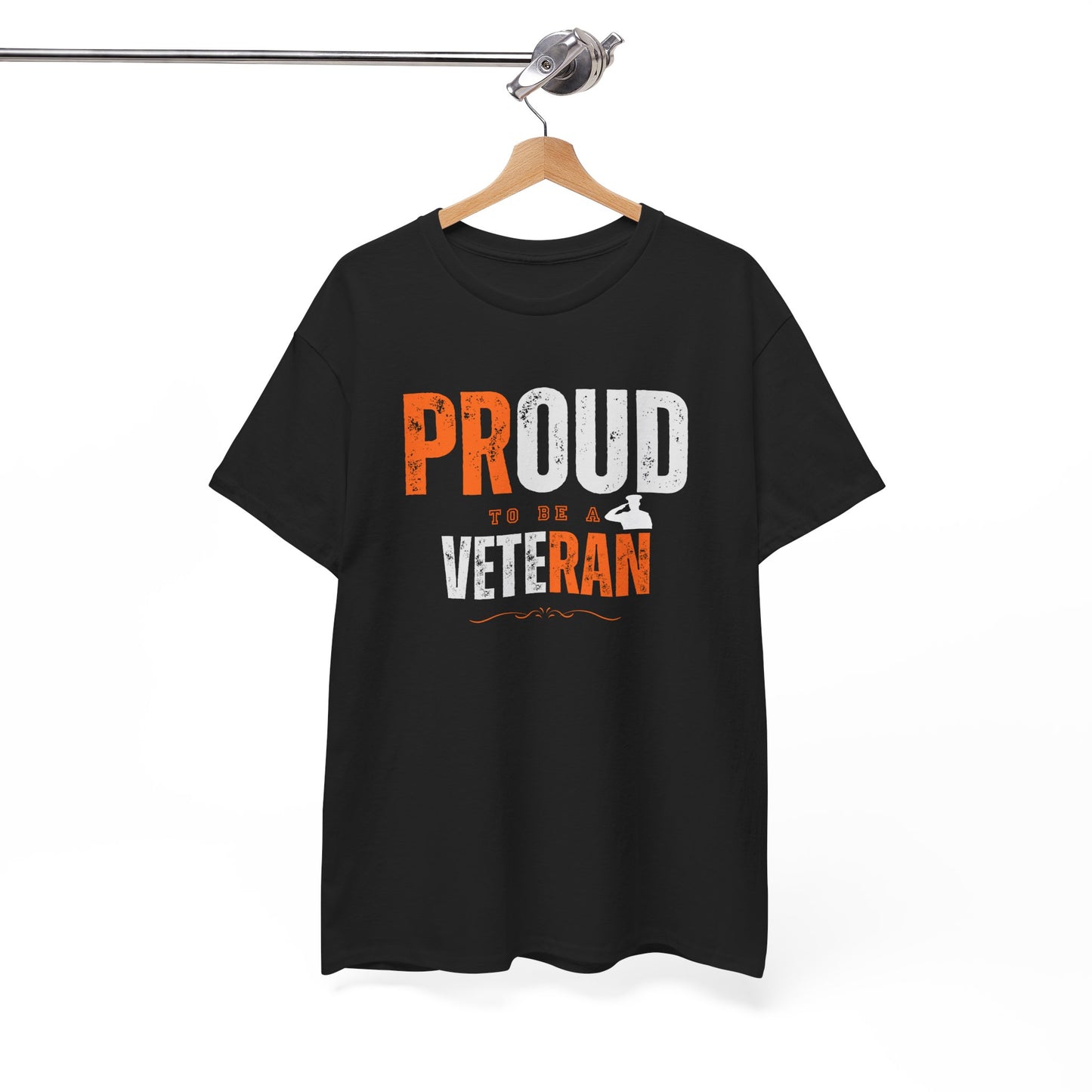 Proud to be a Veteran Unisex Heavy Cotton Tee