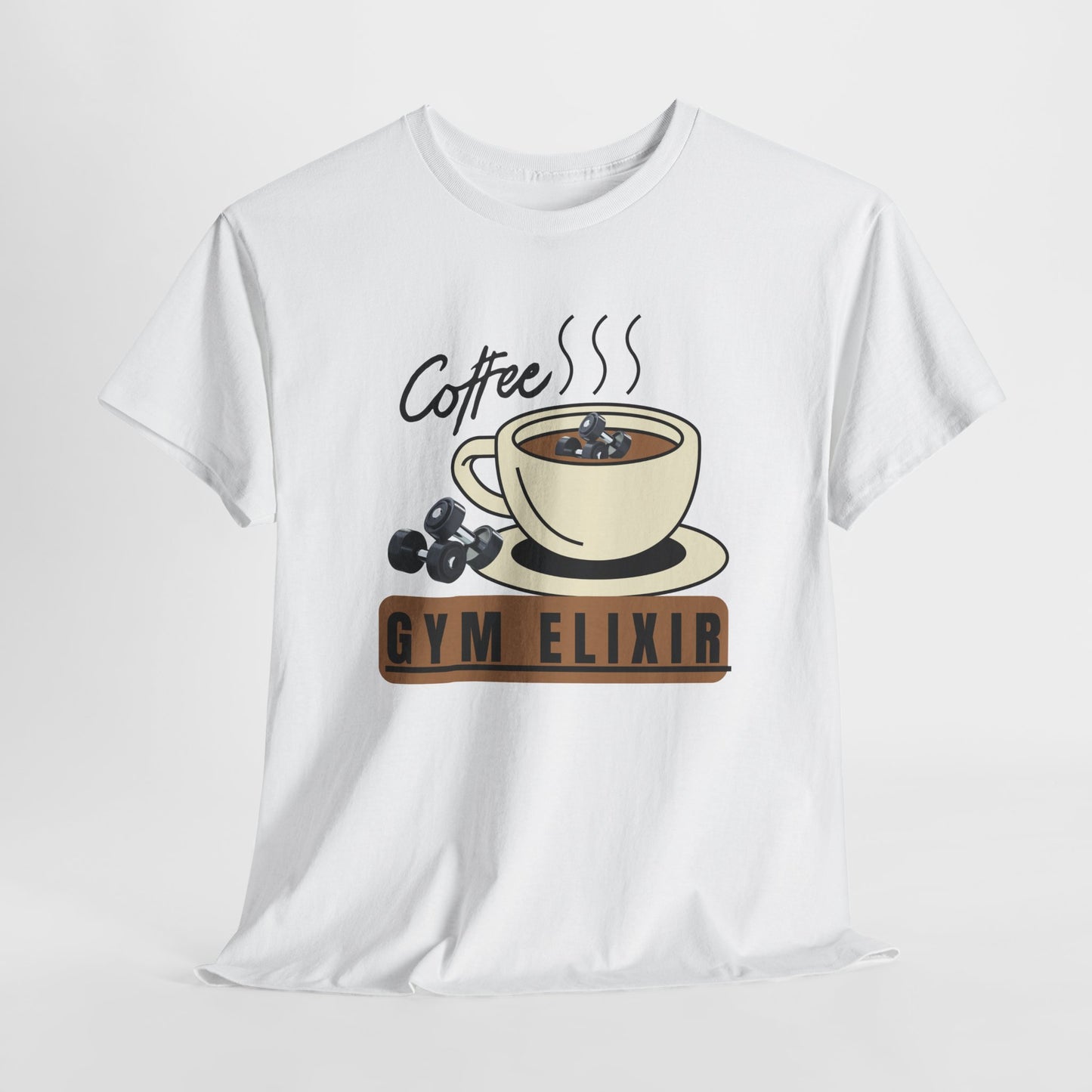 Coffee / Gym Elixir Unisex Heavy Cotton Tee