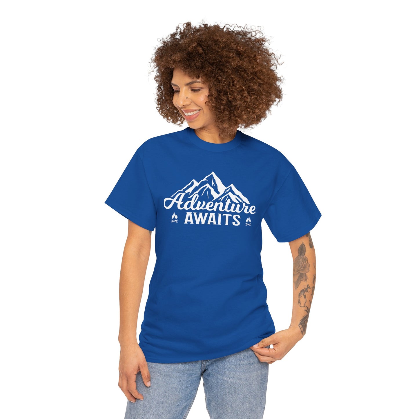 Adventure Awaits Unisex Heavy Cotton Tee