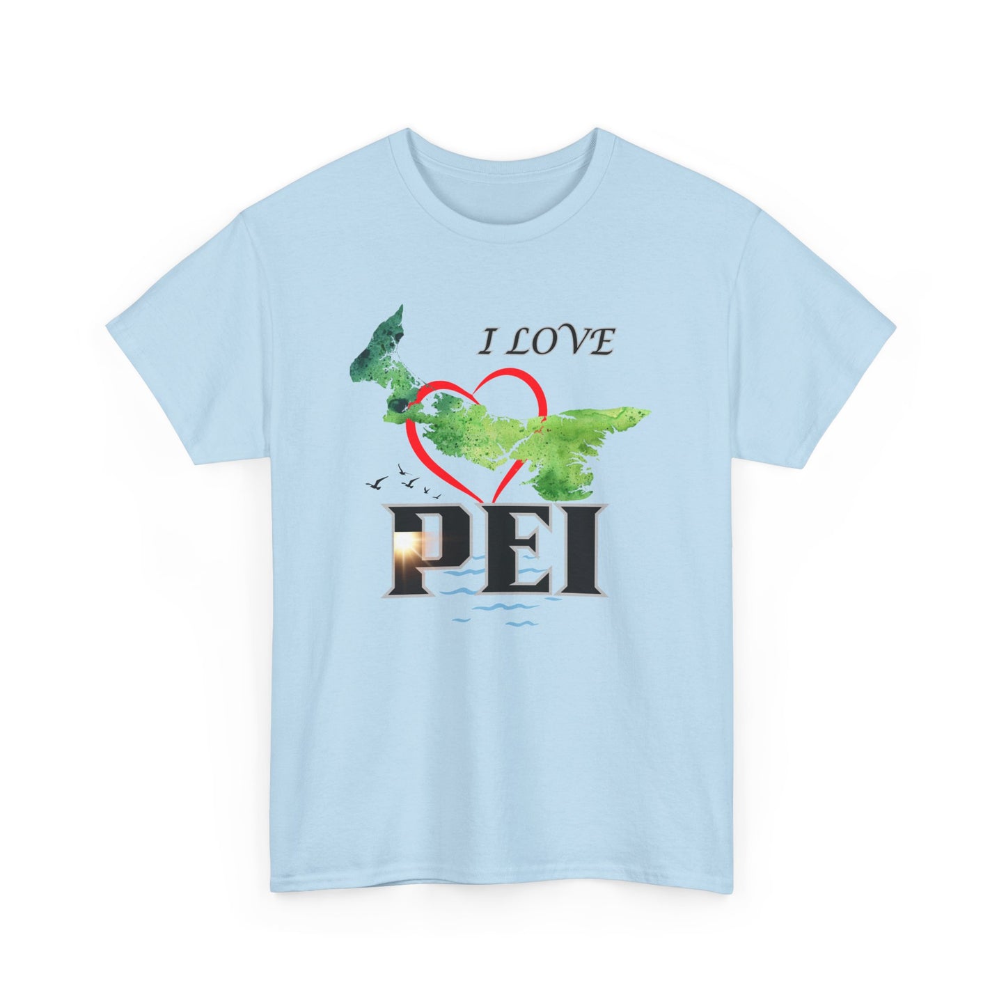 I Love PEI / Canada Unisex Heavy Cotton Tee