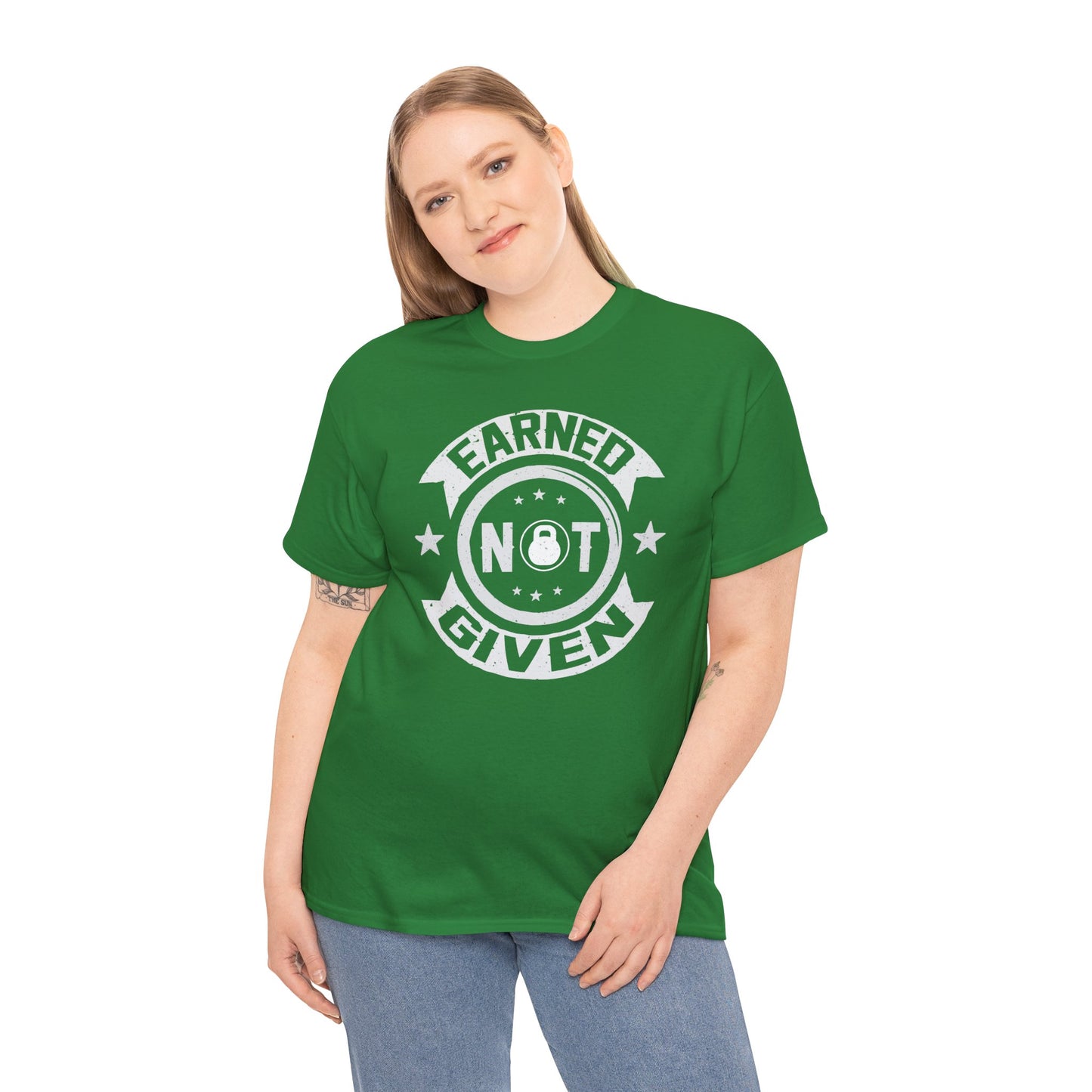 Earned Not Given Unisex Heavy Cotton Tee