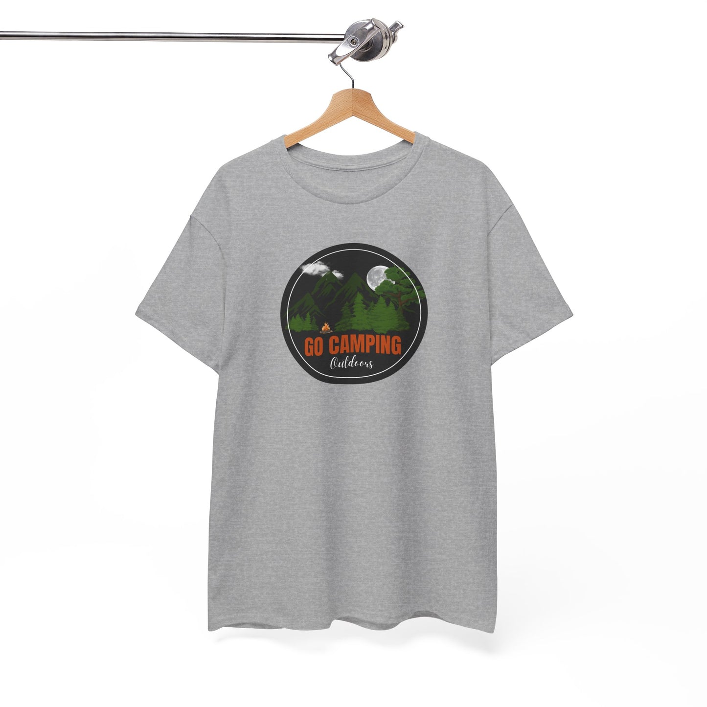 Go Camping Outdoors Unisex Heavy Cotton Tee