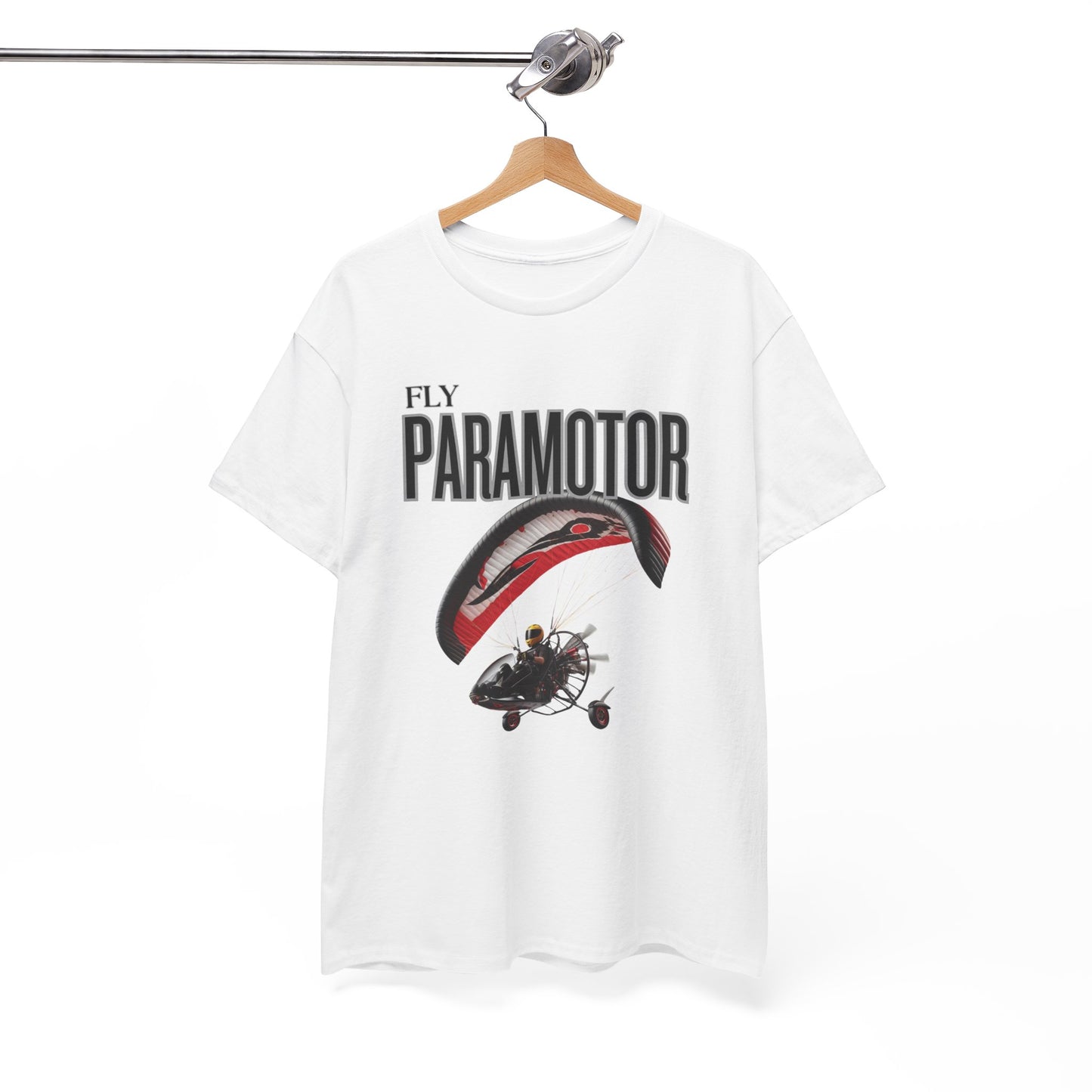 Fly Paramotor Unisex Heavy Cotton Tee