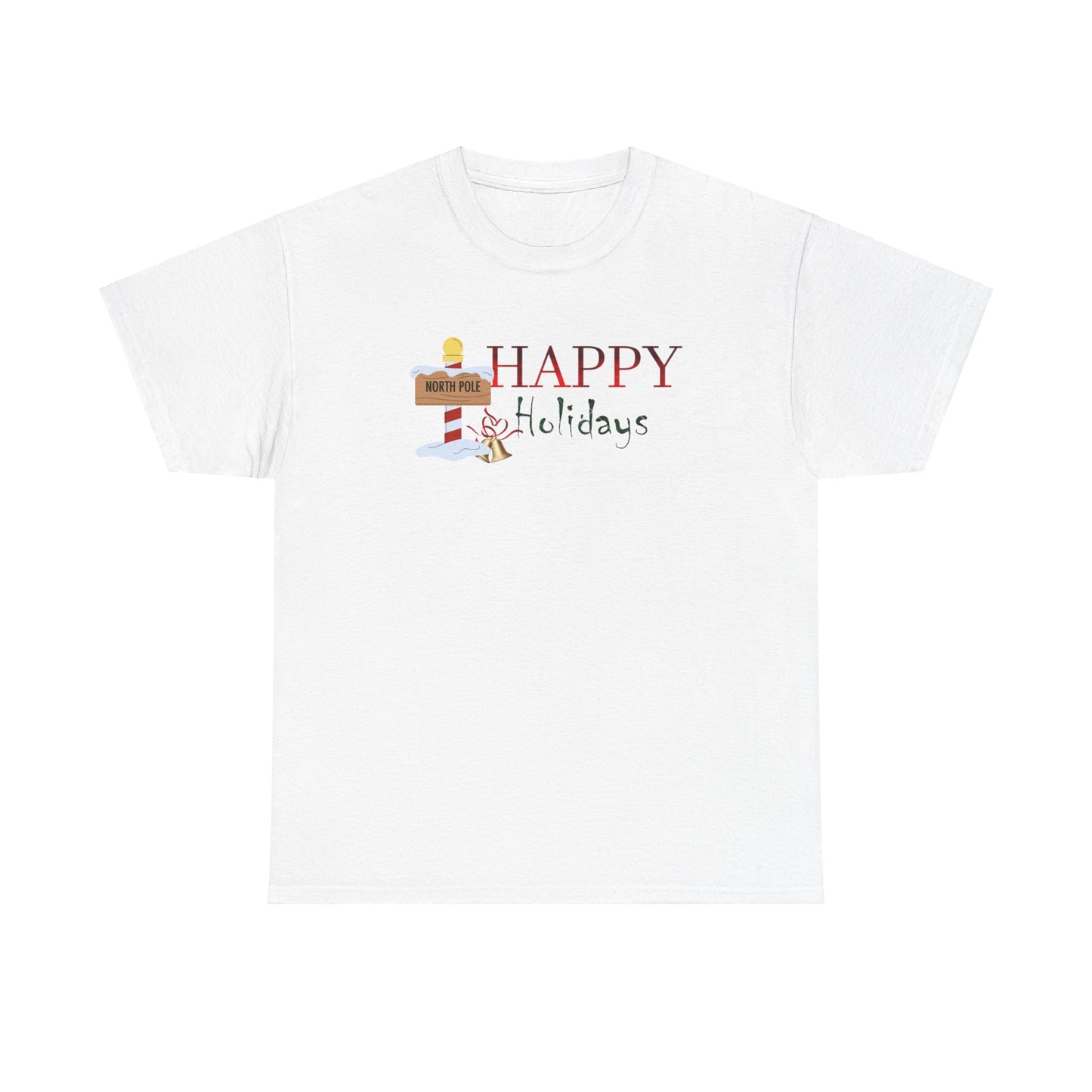 Happy Holidays Unisex Heavy Cotton Tee