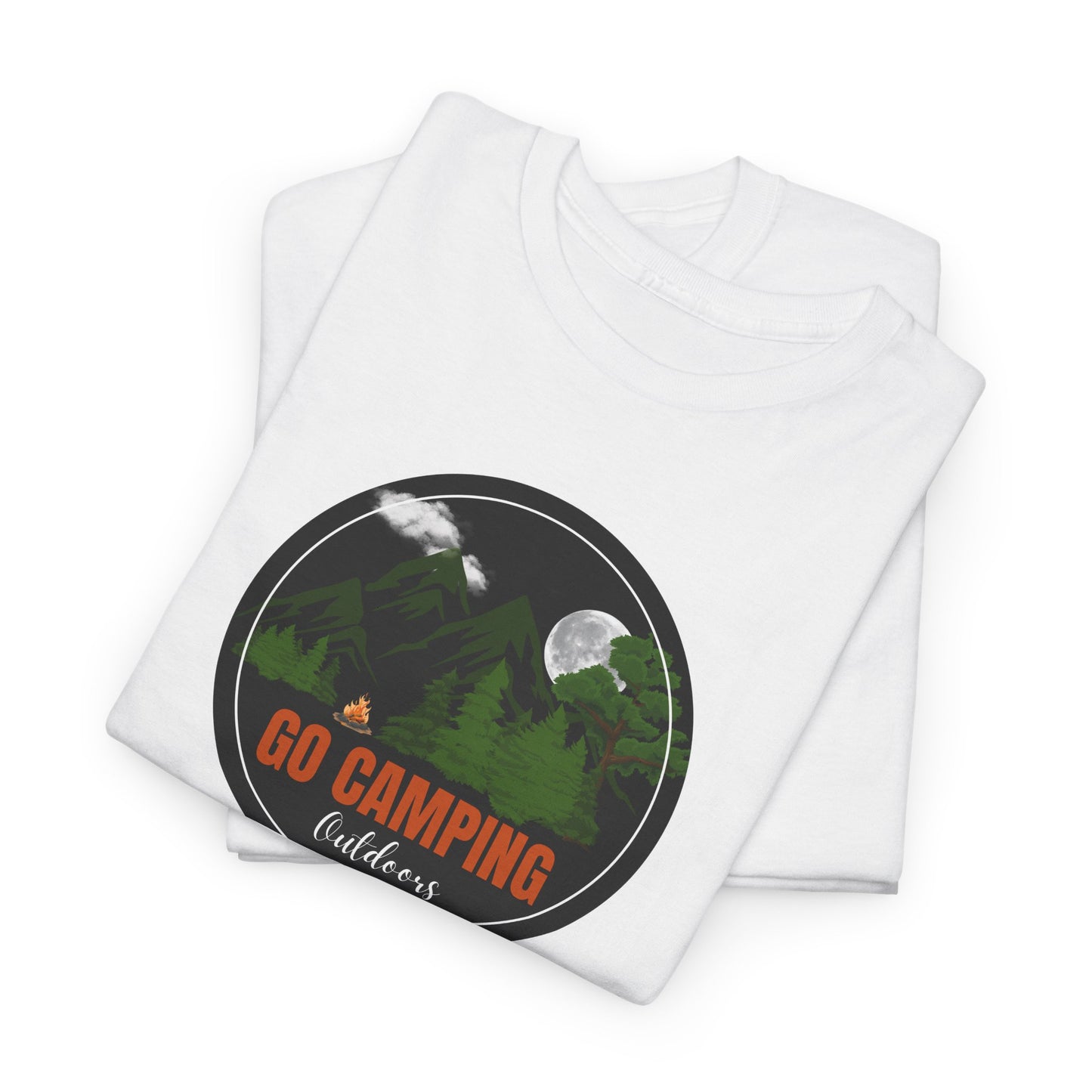 Go Camping Outdoors Unisex Heavy Cotton Tee