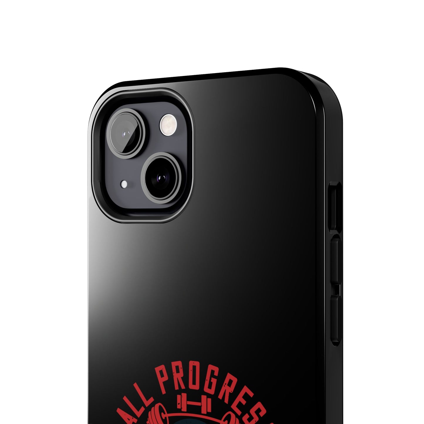 All progress takes place outside the comfort zone / Tough Phone Cases