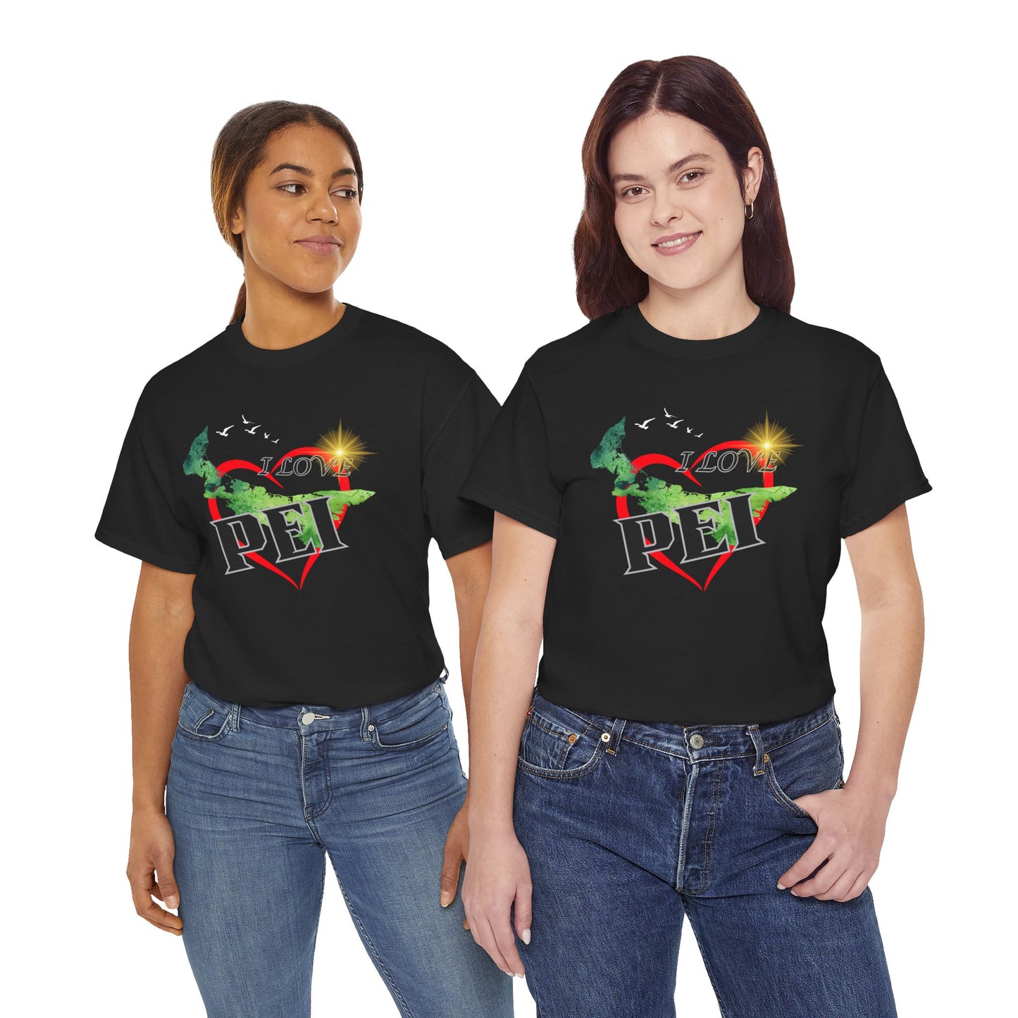 I Love PEI / Canada Unisex Heavy Cotton Tee