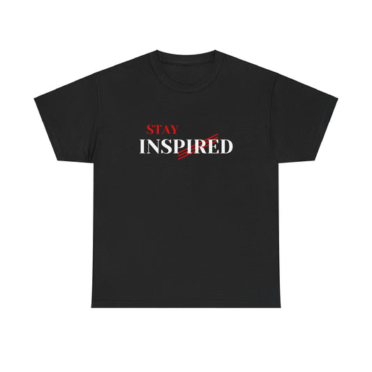 Stay Inspired Unisex Heavy Cotton Tee