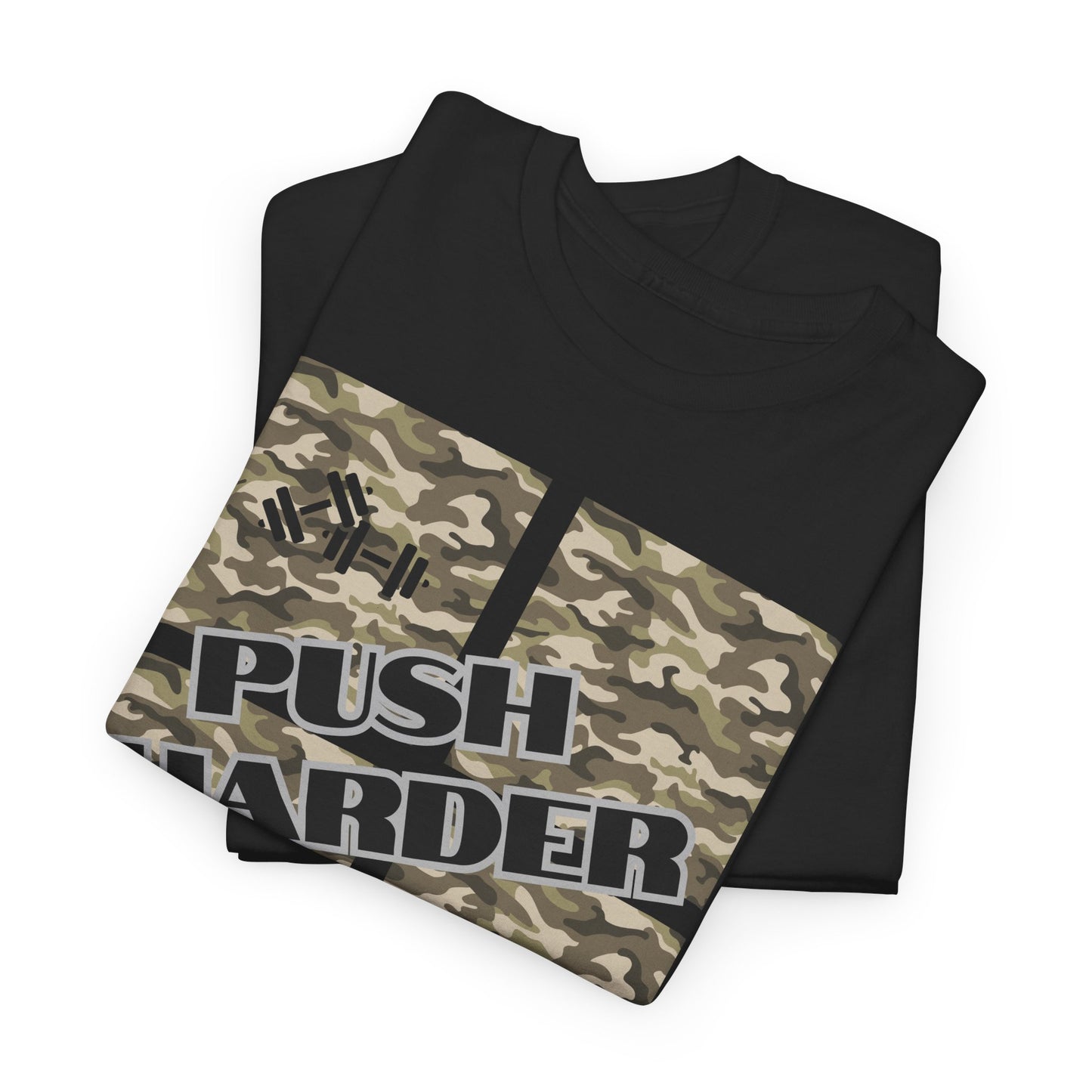 Push Harder Unisex Heavy Cotton Tee