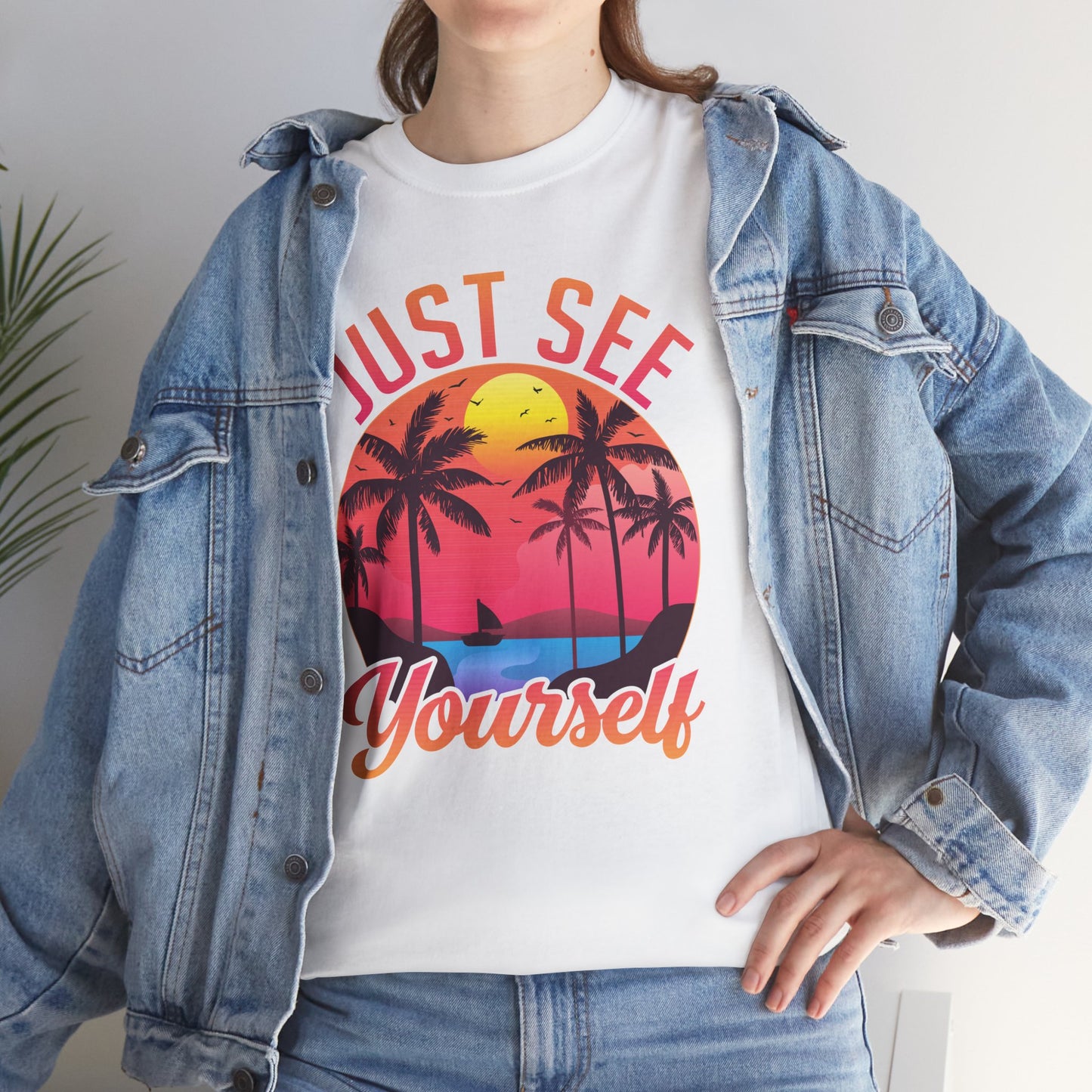 Just See Yourself / Summer Unisex Heavy Cotton Tee