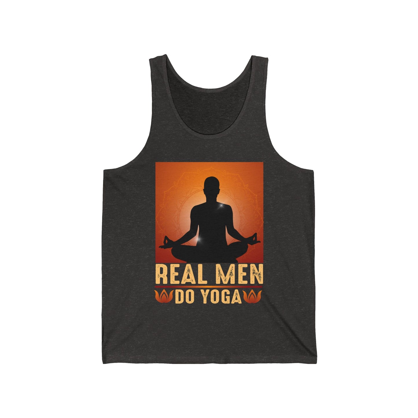 Real men do Yoga / Unisex Jersey Tank