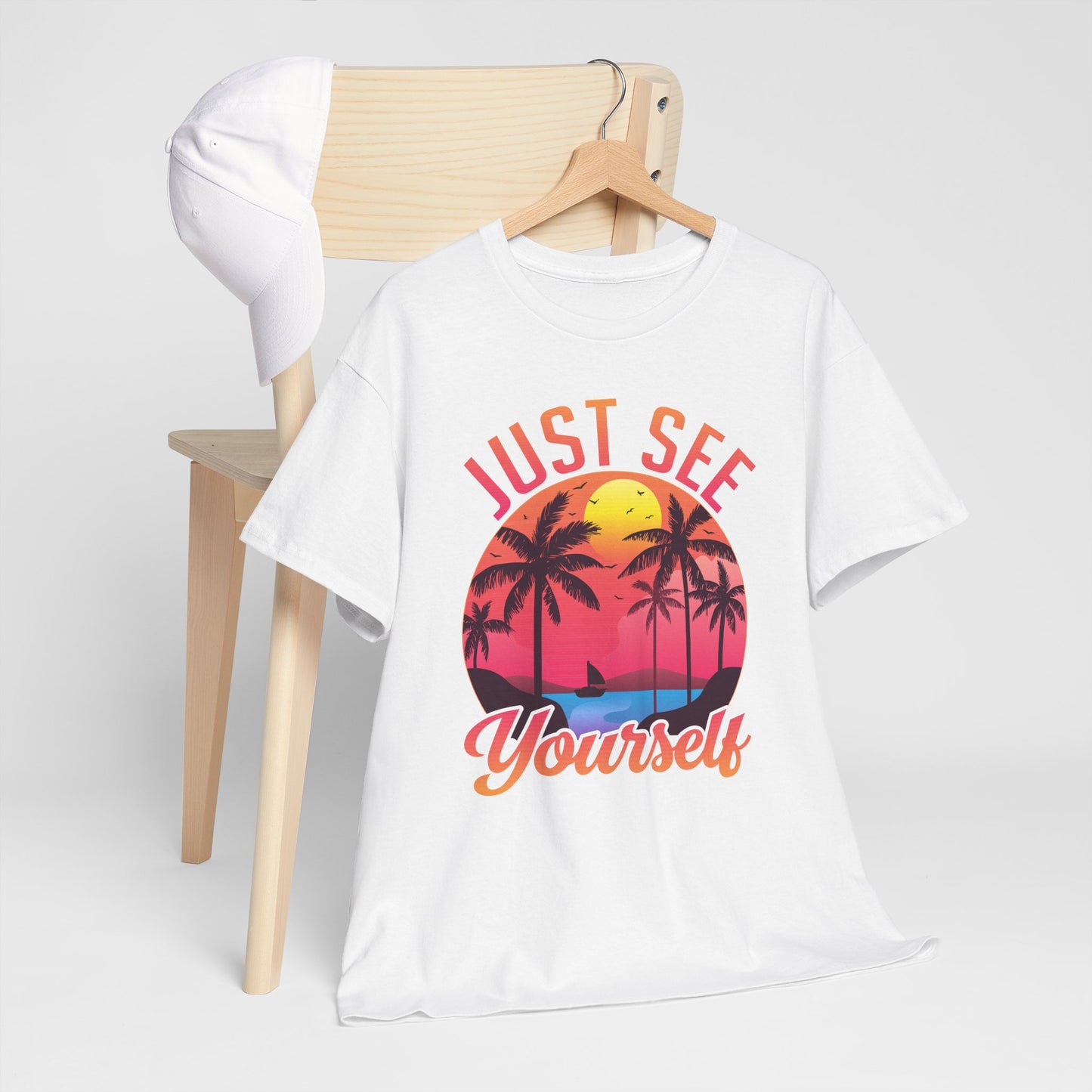 Just See Yourself / Summer Unisex Heavy Cotton Tee