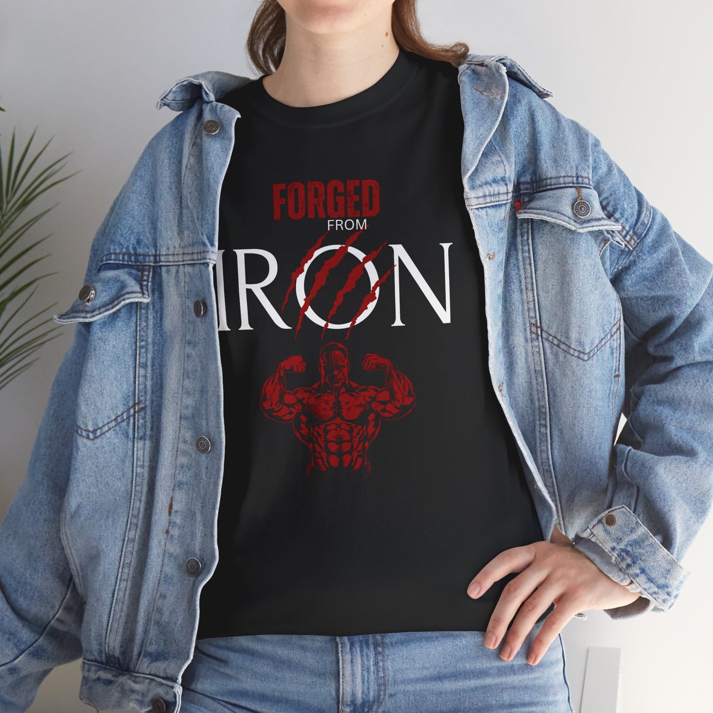 Forged from IRON Unisex Heavy Cotton Tee