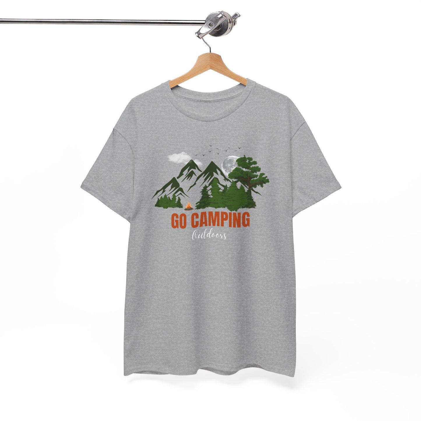 Go Camping Outdoors Unisex Heavy Cotton Tee