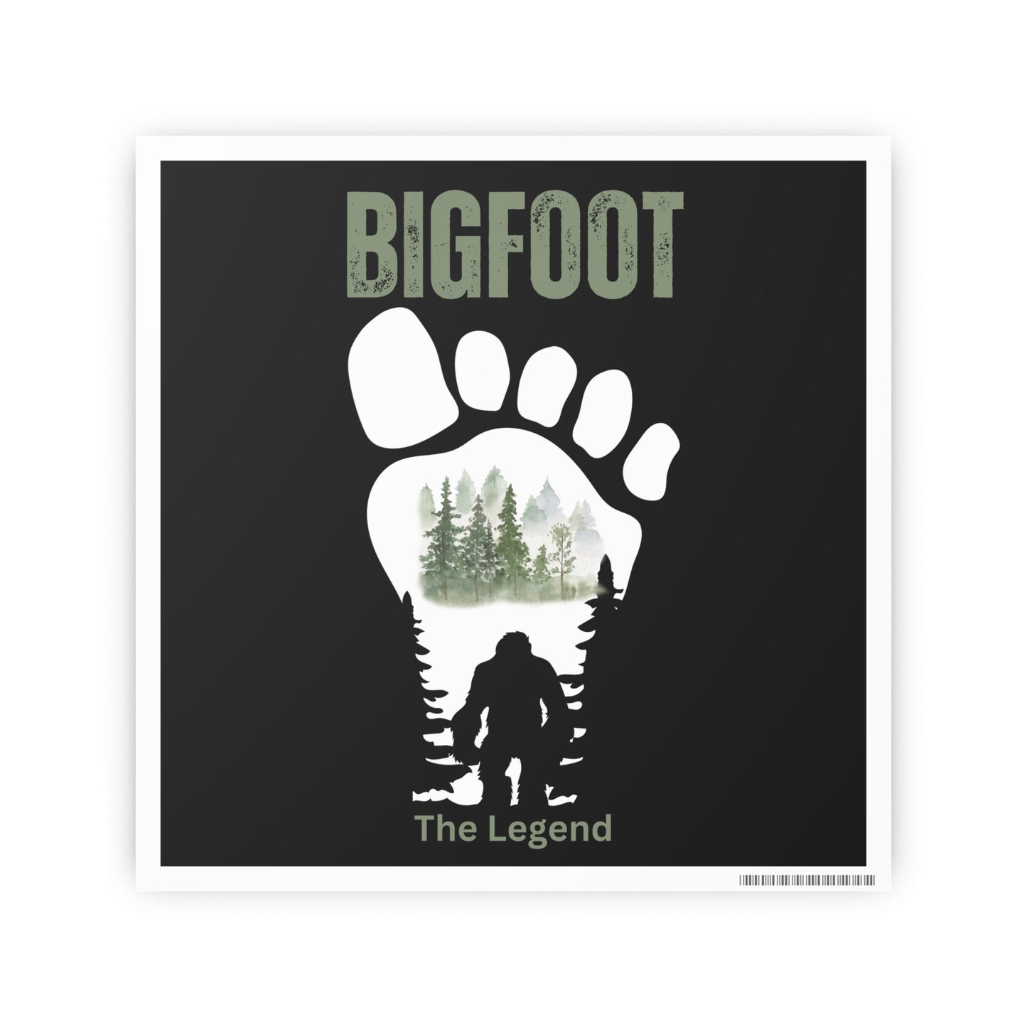 BIGFOOT The Legend / Photo Art Paper Posters