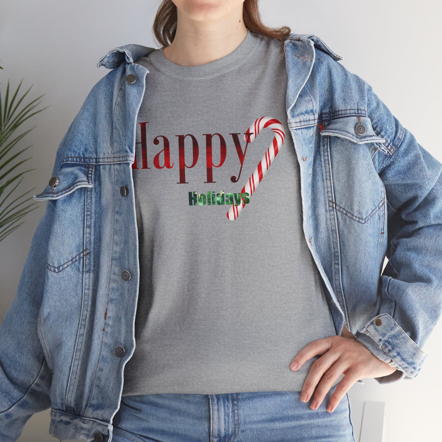 Happy Holidays Unisex Heavy Cotton Tee