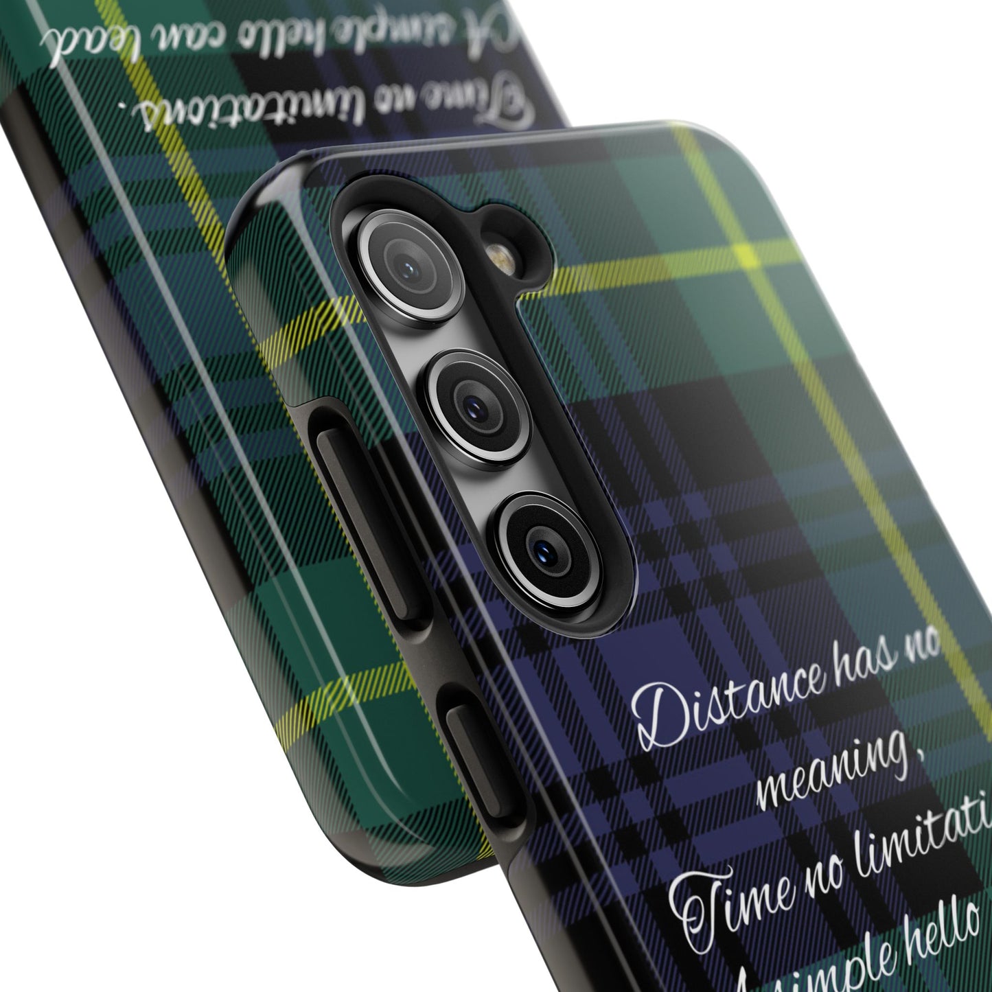 Green plaid version / Tough Phone Cases