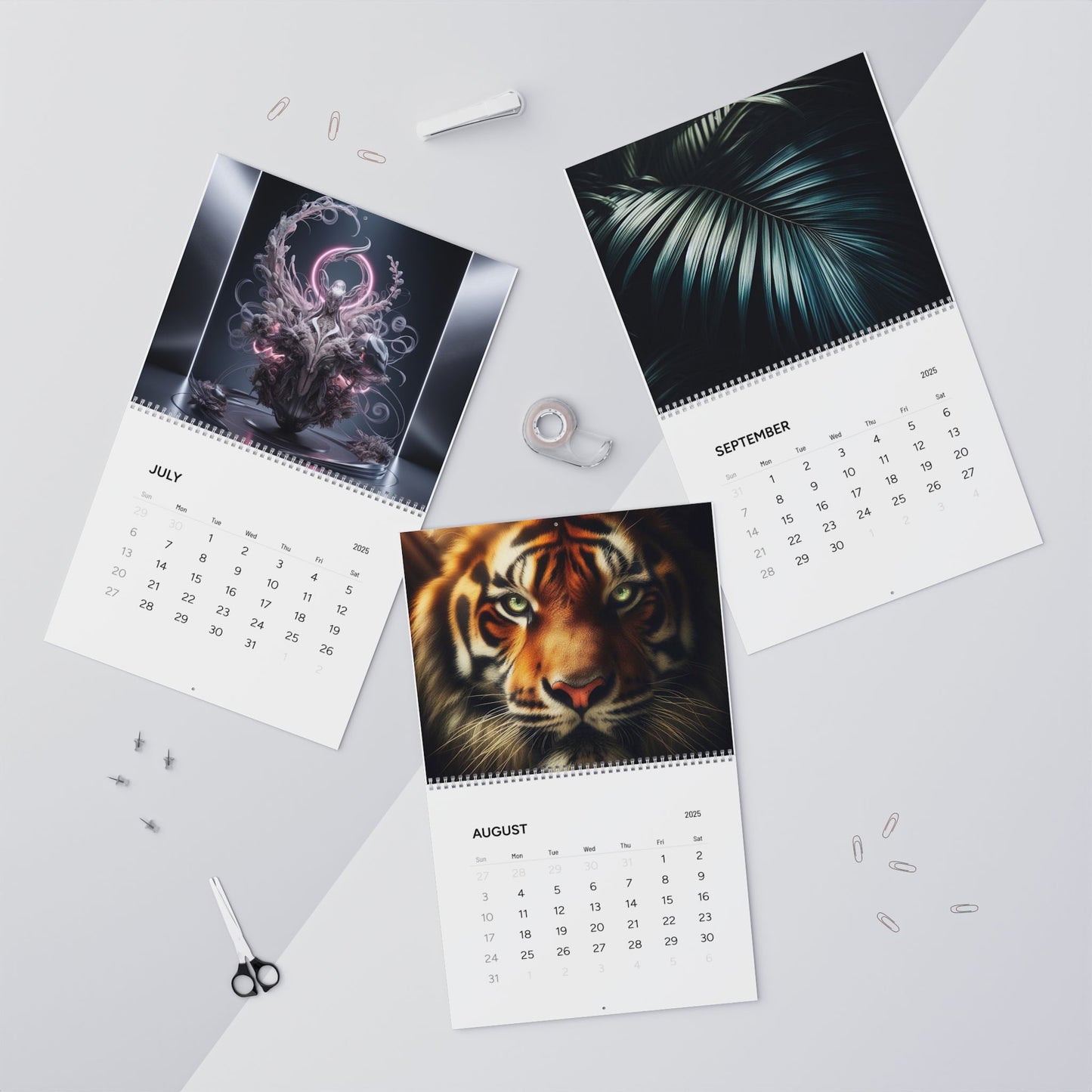 Beautiful AI Creations 3 / Wall Calendars (2025)