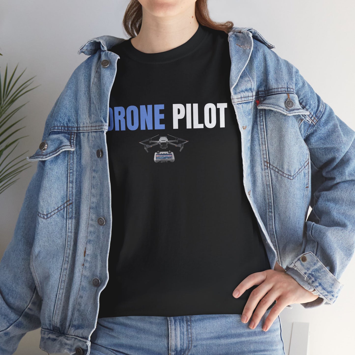 Drone Pilot Unisex Heavy Cotton Tee