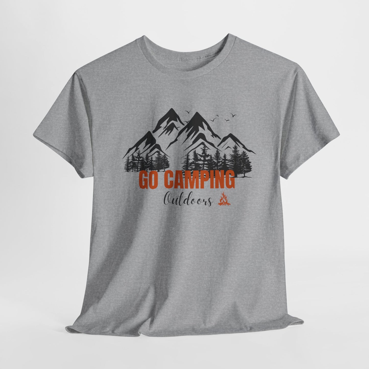 Go Camping Outdoors Unisex Heavy Cotton Tee