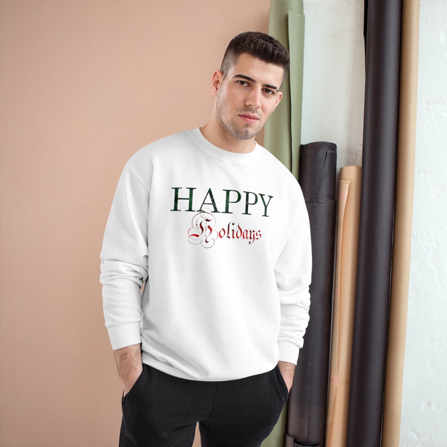 Happy Holidays / Champion Sweatshirt