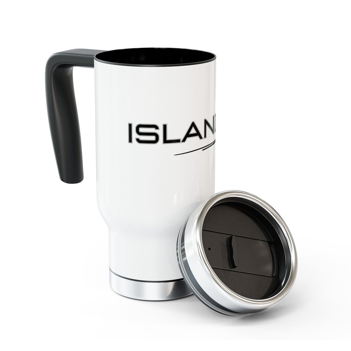 Islander / Stainless Steel Travel Mug with Handle, 14oz