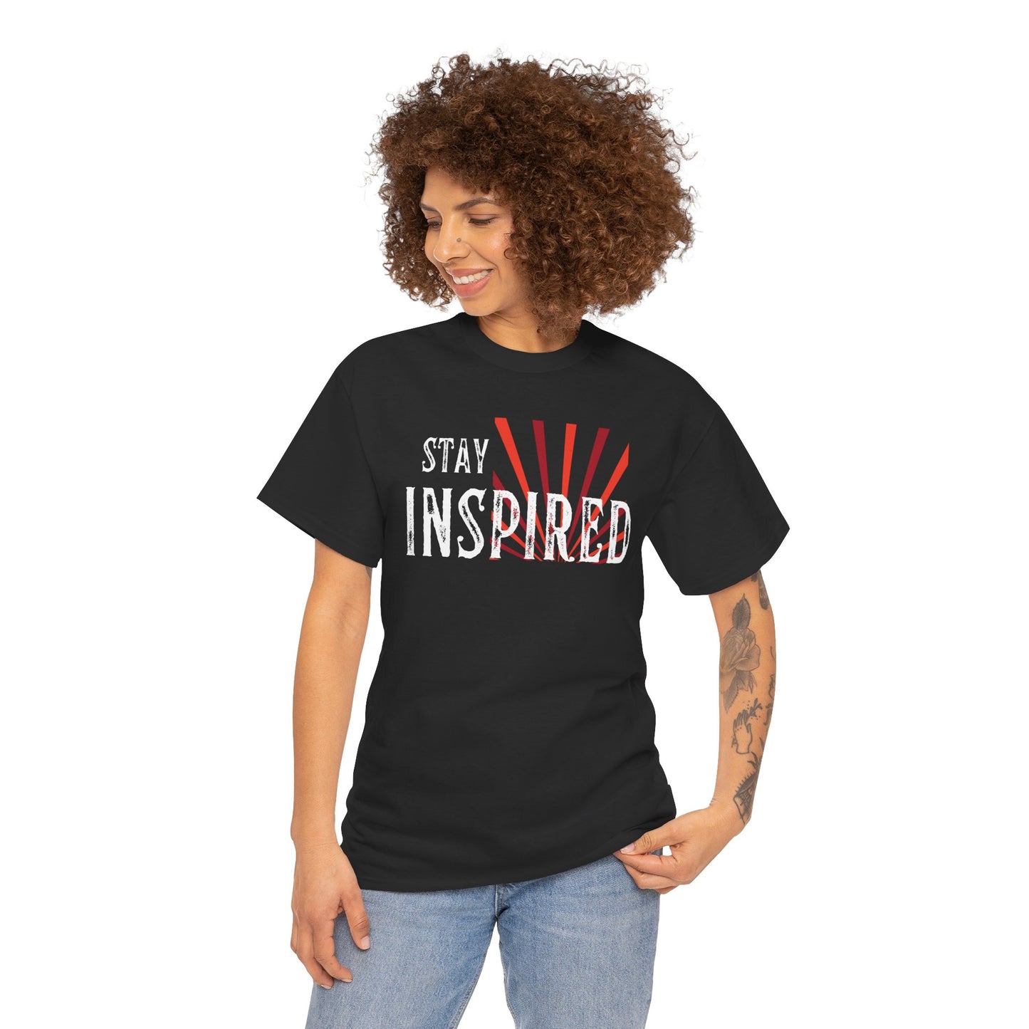Stay Inspired Unisex Heavy Cotton Tee