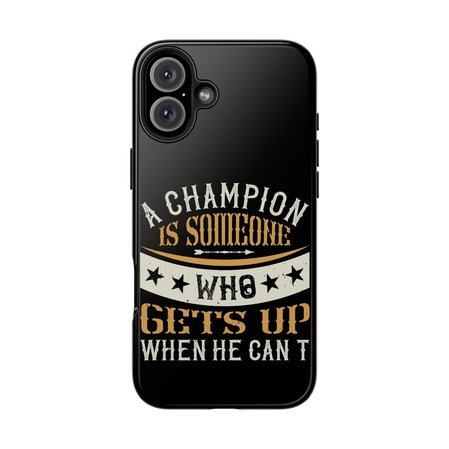 A champion is someone who gets up when he can't (Boxing)  / Tough Phone Cases