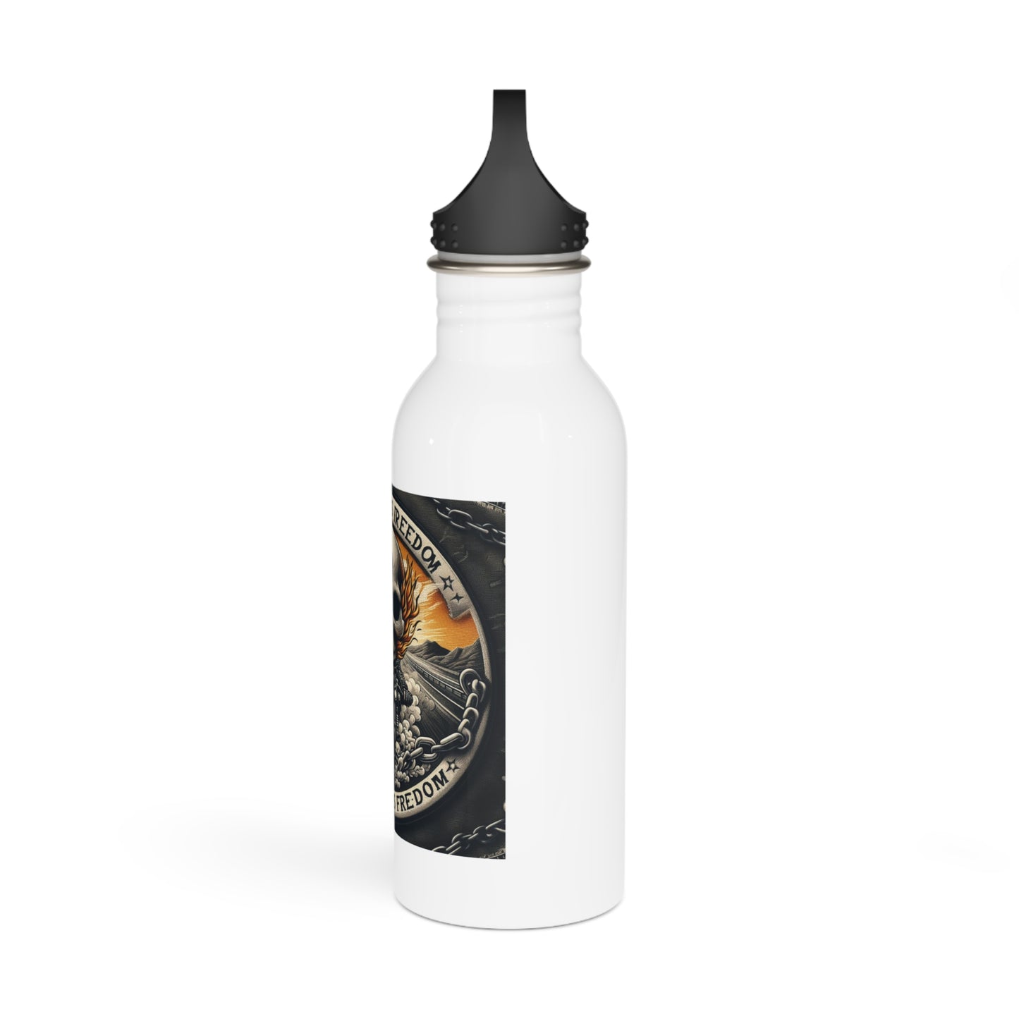 Two Wheels Freedom (Motorcycle) / Stainless Steel Water Bottle