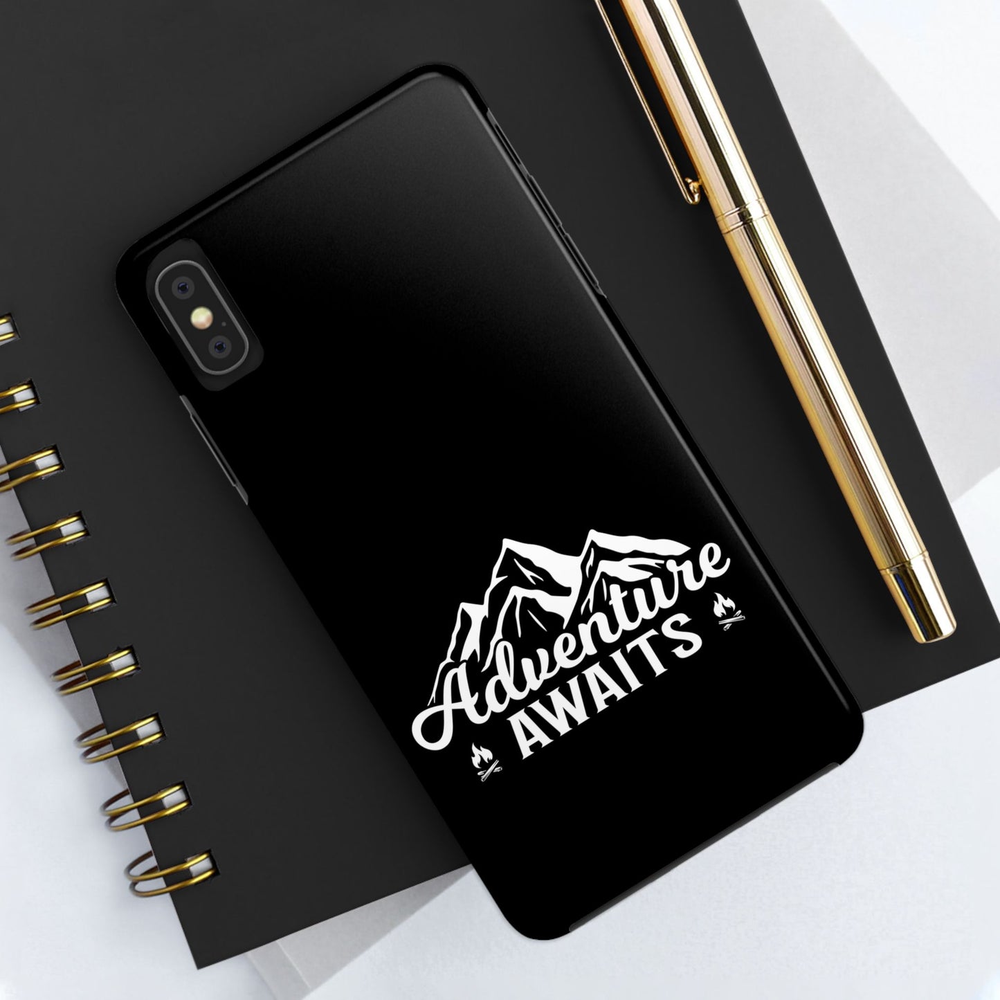 Adventure awaits (Camping)  / Tough Phone Cases