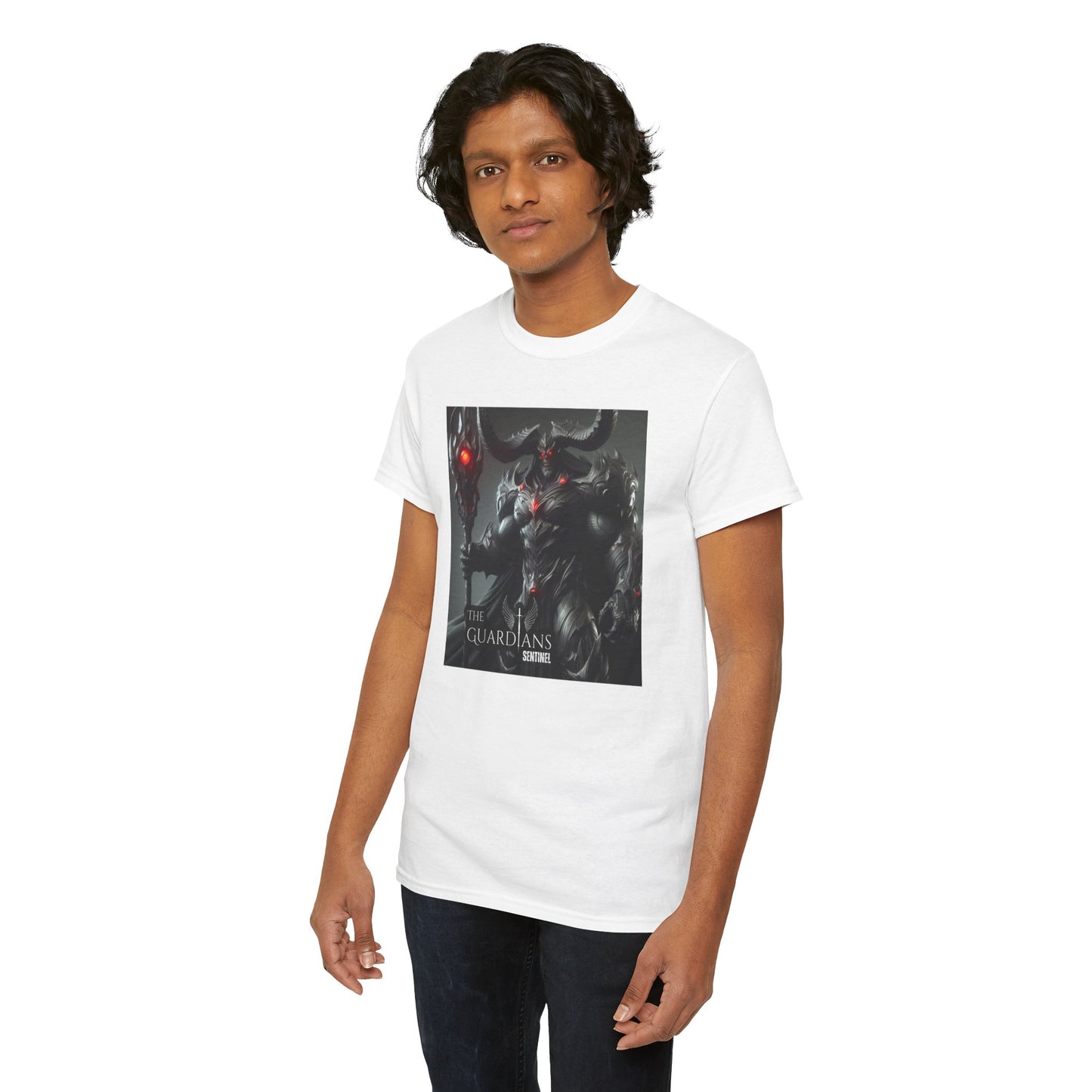 The Guardians Sentinel / Elite Unisex Heavy Cotton Tee (Made with AI)