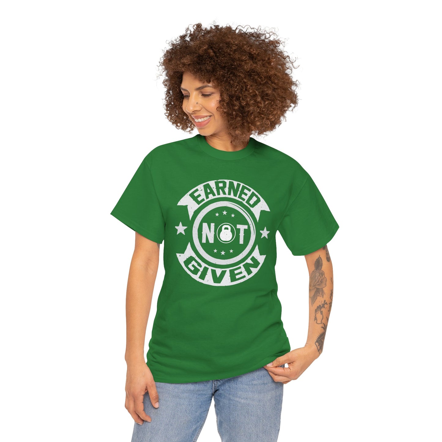 Earned Not Given Unisex Heavy Cotton Tee