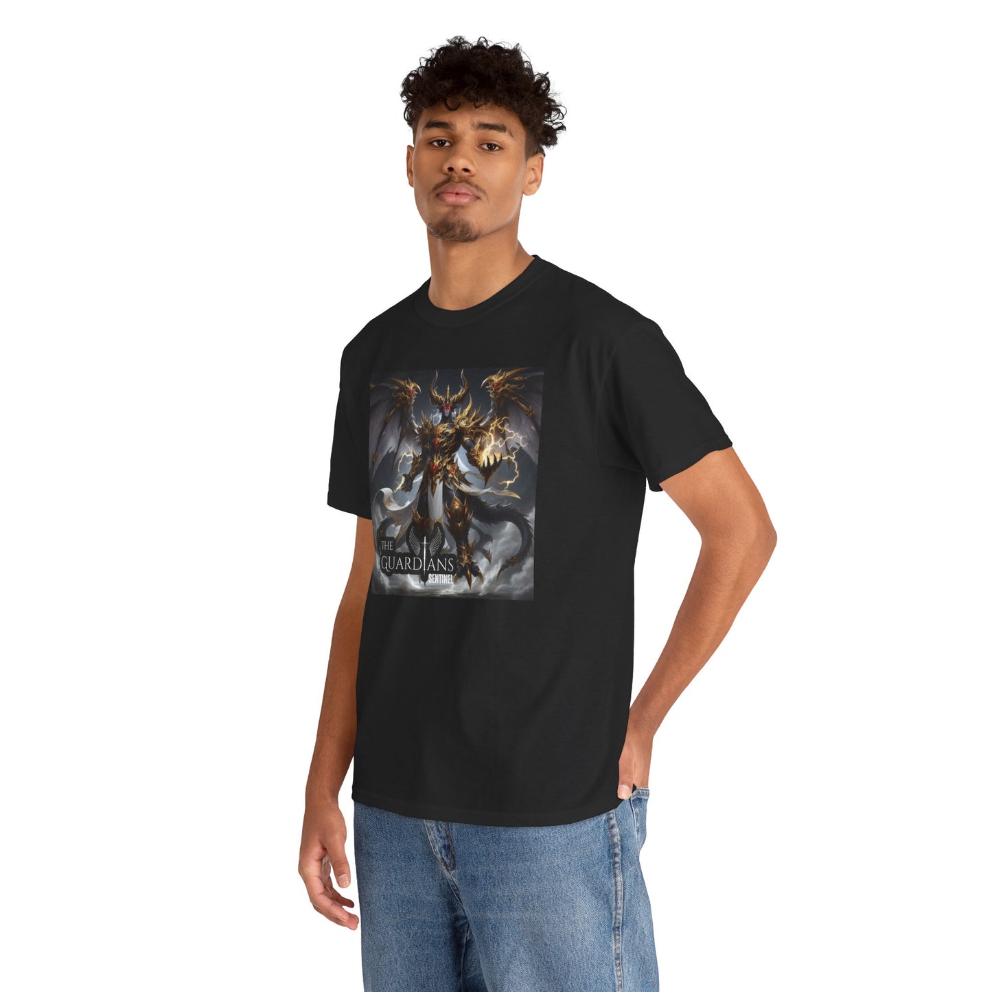 The Guardians Sentinel / Elite Unisex Heavy Cotton Tee (Made with AI)