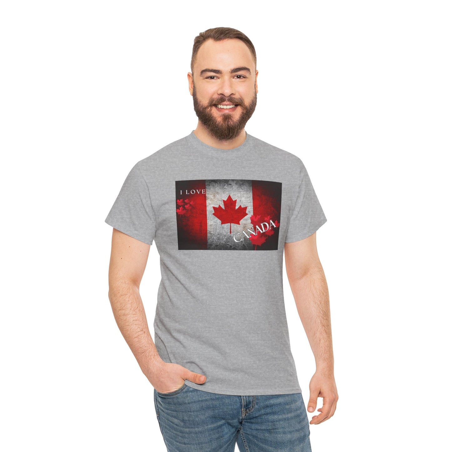 I Love Canada Unisex Heavy Cotton Tee