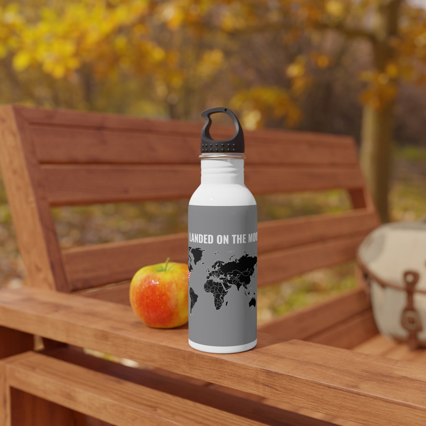 Landed on the moon / Stainless Steel Water Bottle