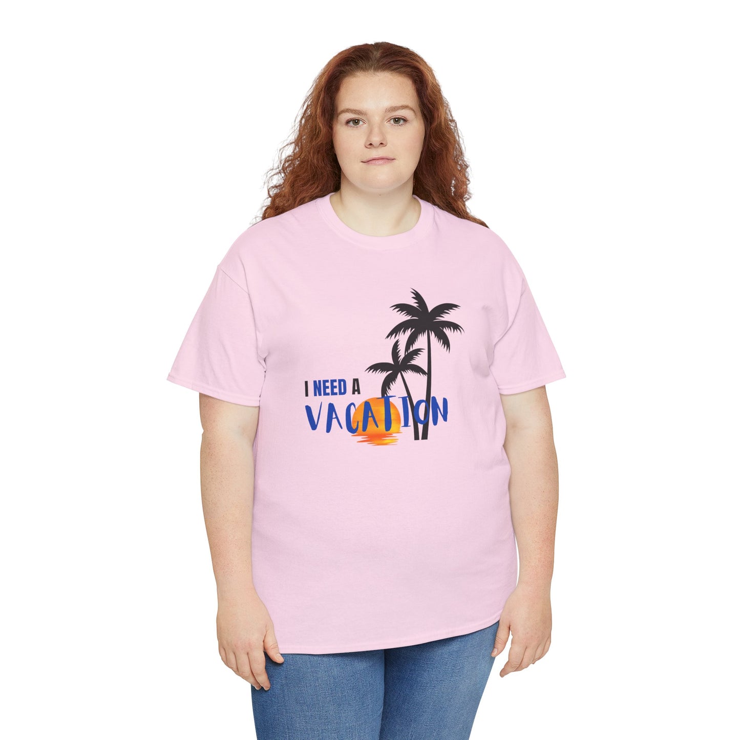 I Need a Vacation Unisex Heavy Cotton Tee