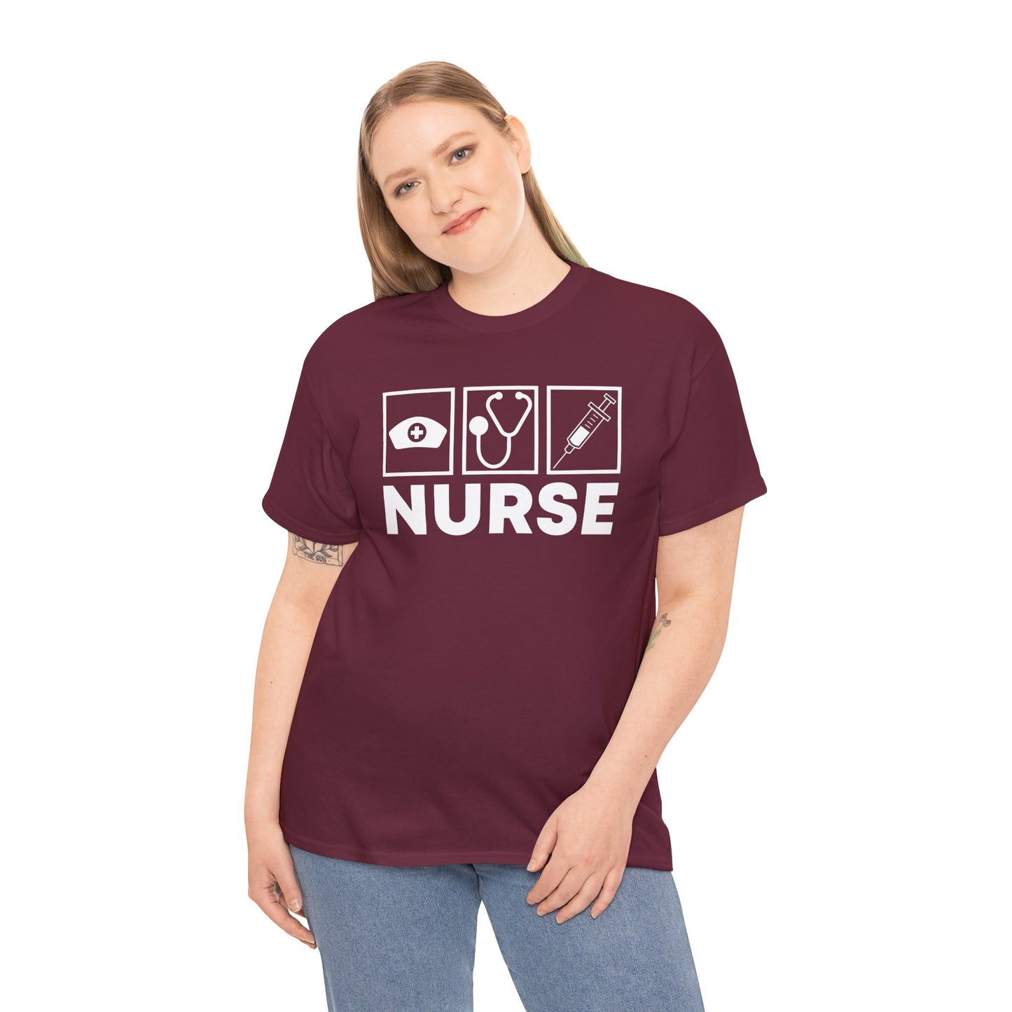 Nurse Unisex Heavy Cotton Tee